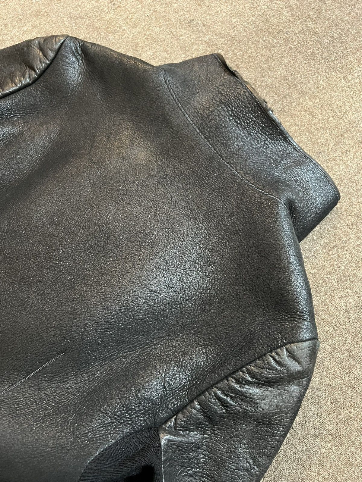 Rick Owens Rick Owens FW08 Shearling Leather Jacket Size M / US 6-8 / IT 42-44 - 11 Thumbnail