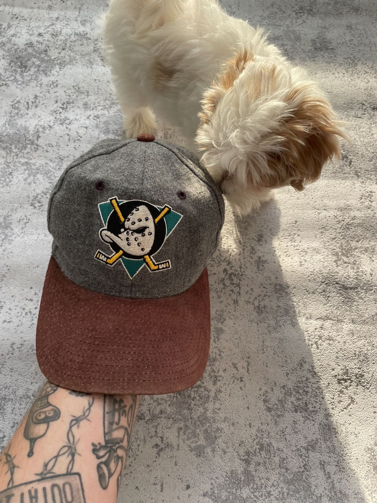 NHL × Twins Enterprise Inc. × Vintage Rare Vintage Anaheim Ducks NHL 90s Wool Cap Size ONE SIZE - 1 Thumbnail