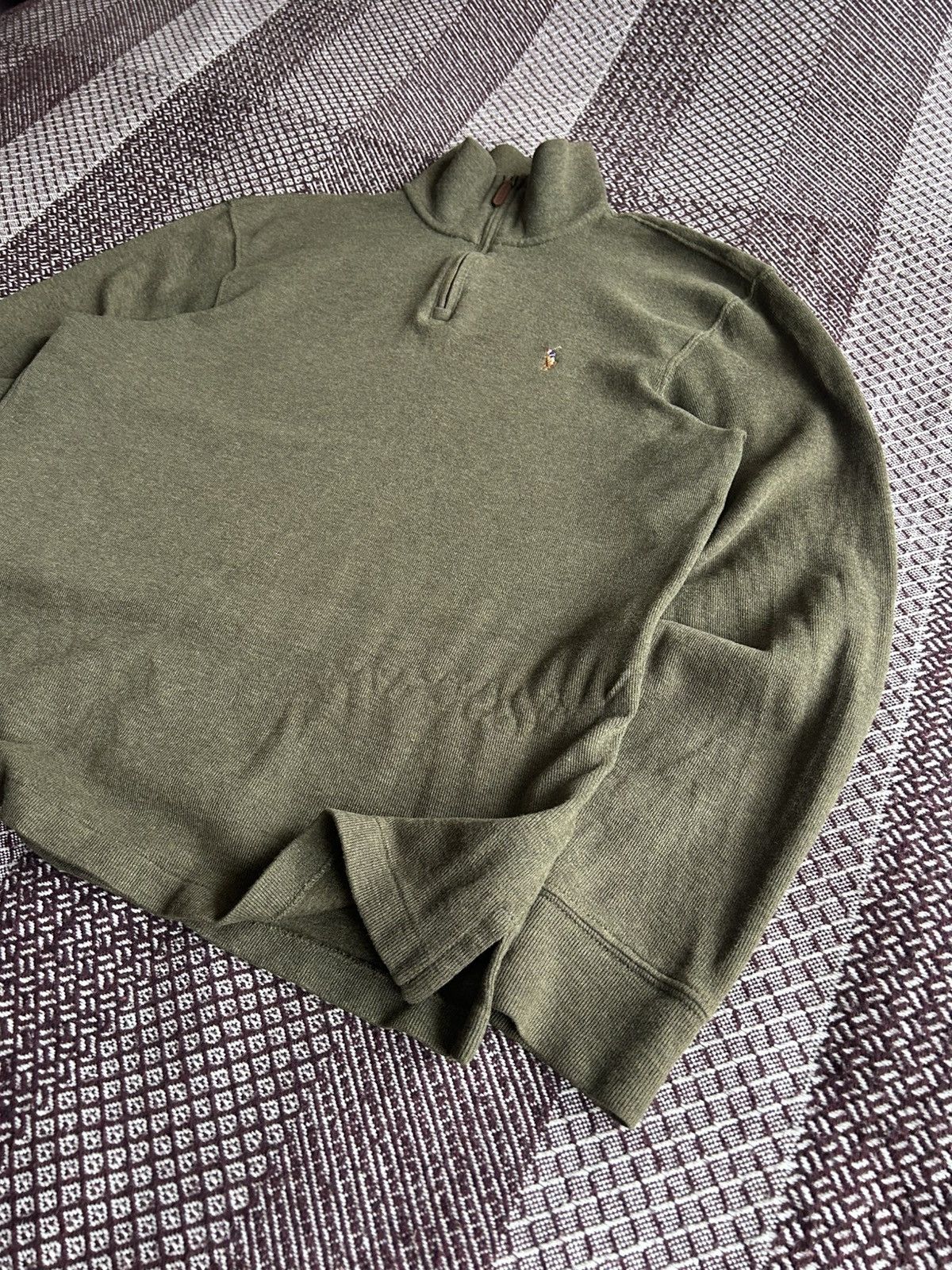 Vintage Polo Ralph Lauren 1/4 Zip Solid Sweater Old Money Size M Size US M / EU 48-50 / 2 - 5 Thumbnail