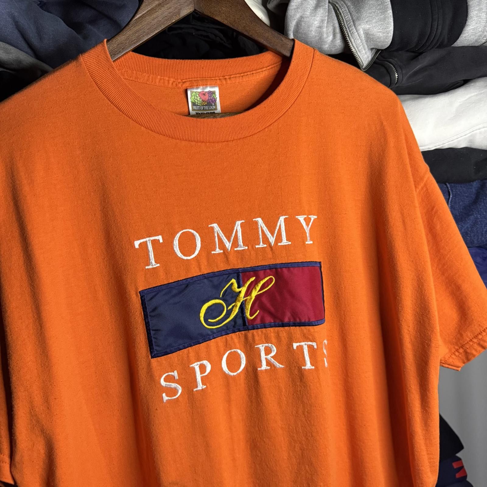 Tommy Hilfiger Vintage 90's Tommy Sport Embroidered T-shirt Size US XL / EU 56 / 4 - 2 Thumbnail