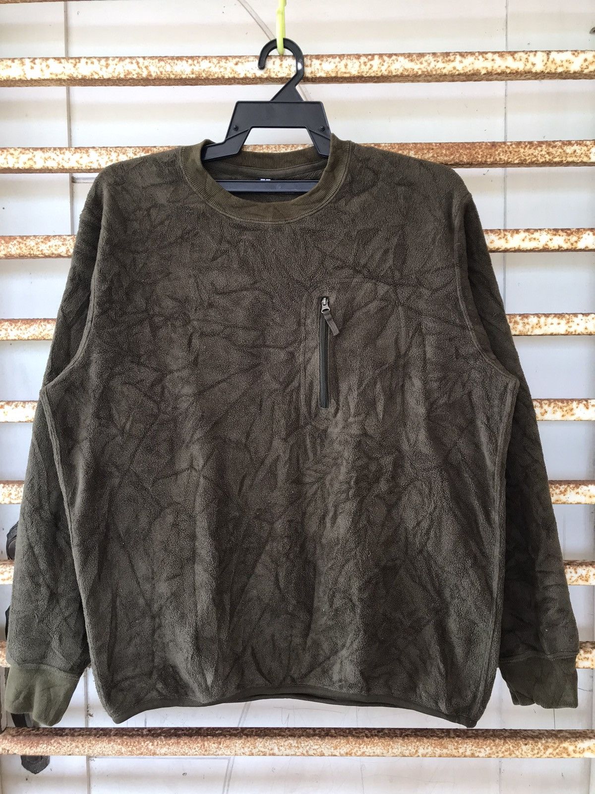 Vintage Uniqlo Fleece Sherpa Sweater Deep Pile Retro