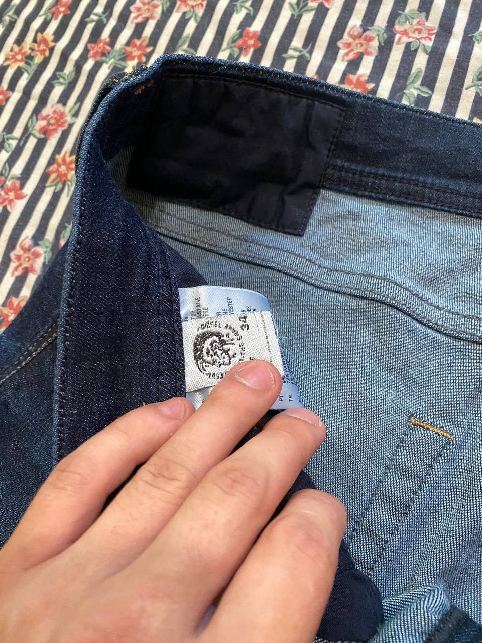 Diesel vintage jeans Diesel blue streetwear Y2K Size US 34 / EU 50 - 3 Thumbnail