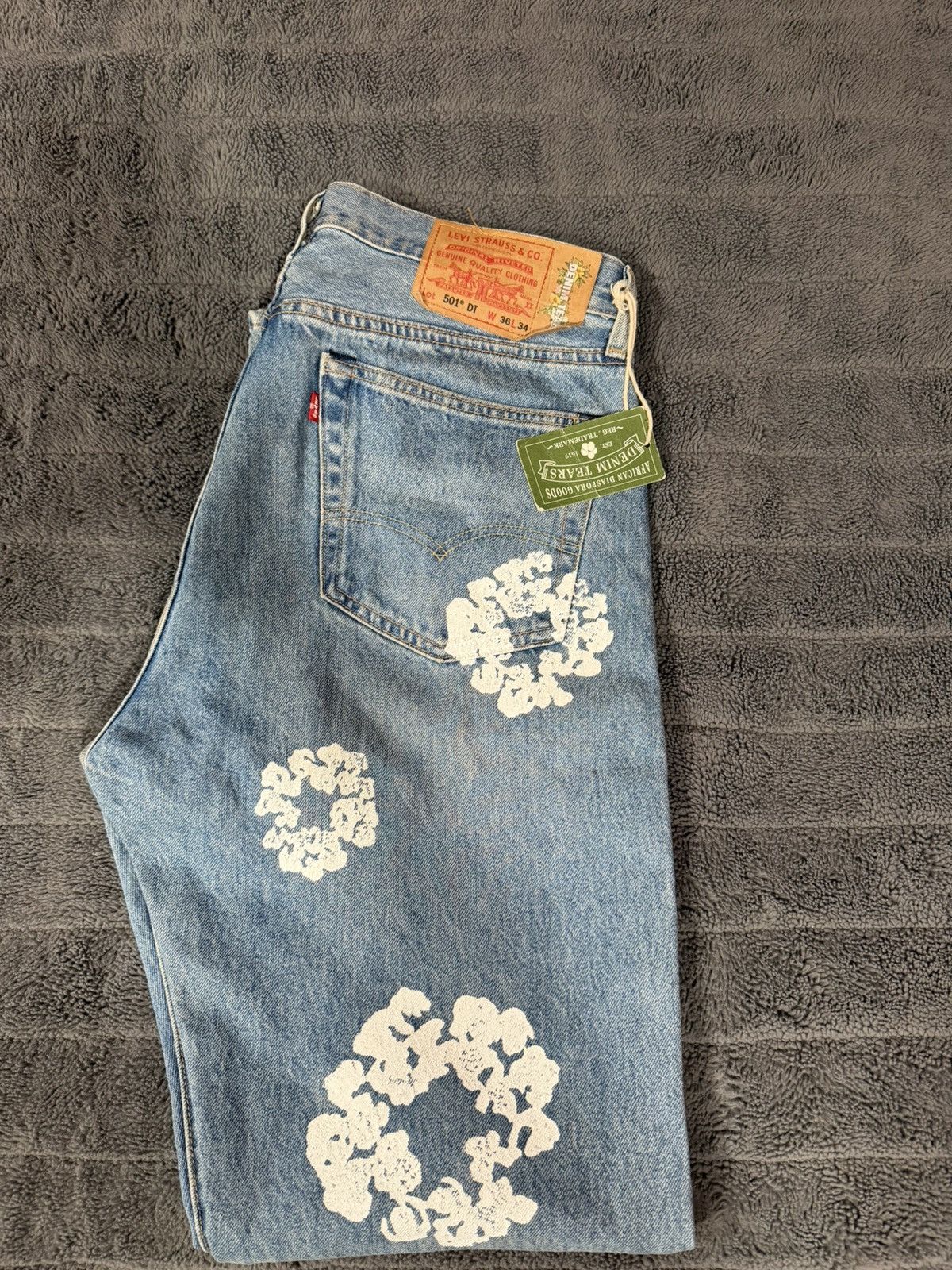 DENIM TEARS Denim Tears light wash jeans Size US 36 / EU 52 - 4 Thumbnail