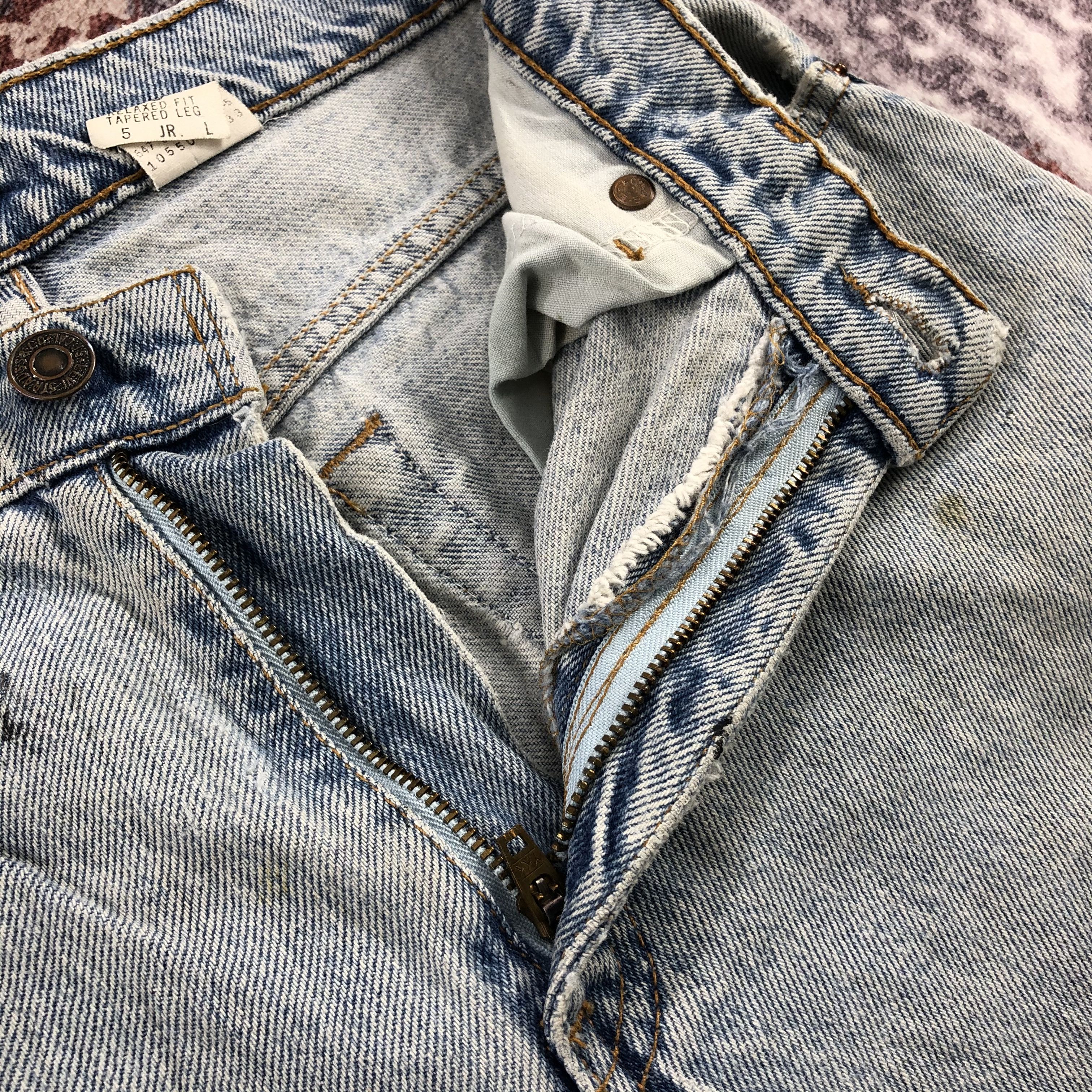 Levi's × Vintage Vintage 90s Blue Wash Levis 550 Jeans-JM2458 Size US 27 - 6 Thumbnail