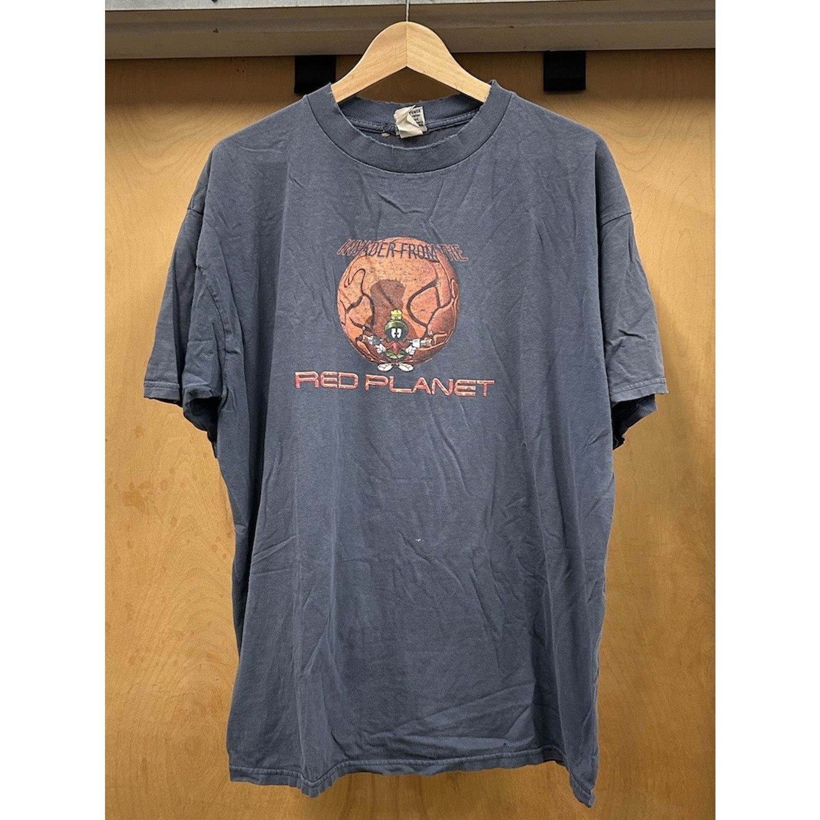Vintage VTG Marvin The Martian Looney Tunes T Shirt XL 1996 Invader Size US XL / EU 56 / 4 - 2 Thumbnail