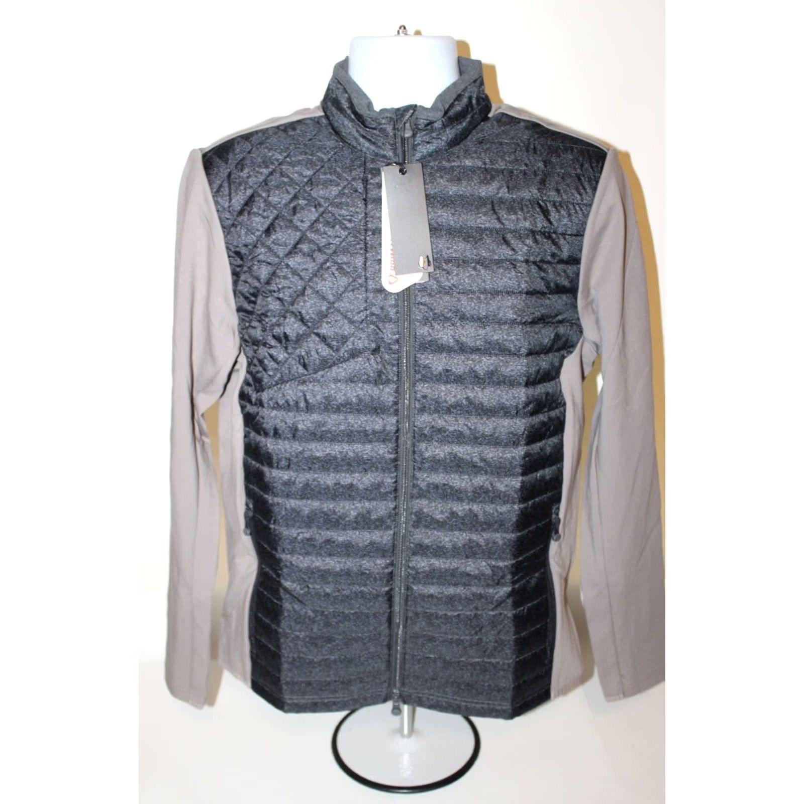 Greyson Yukon Hybrid Jacket Full Zip Mens M Gray Heather Primaloft Golf Jacket main image 6