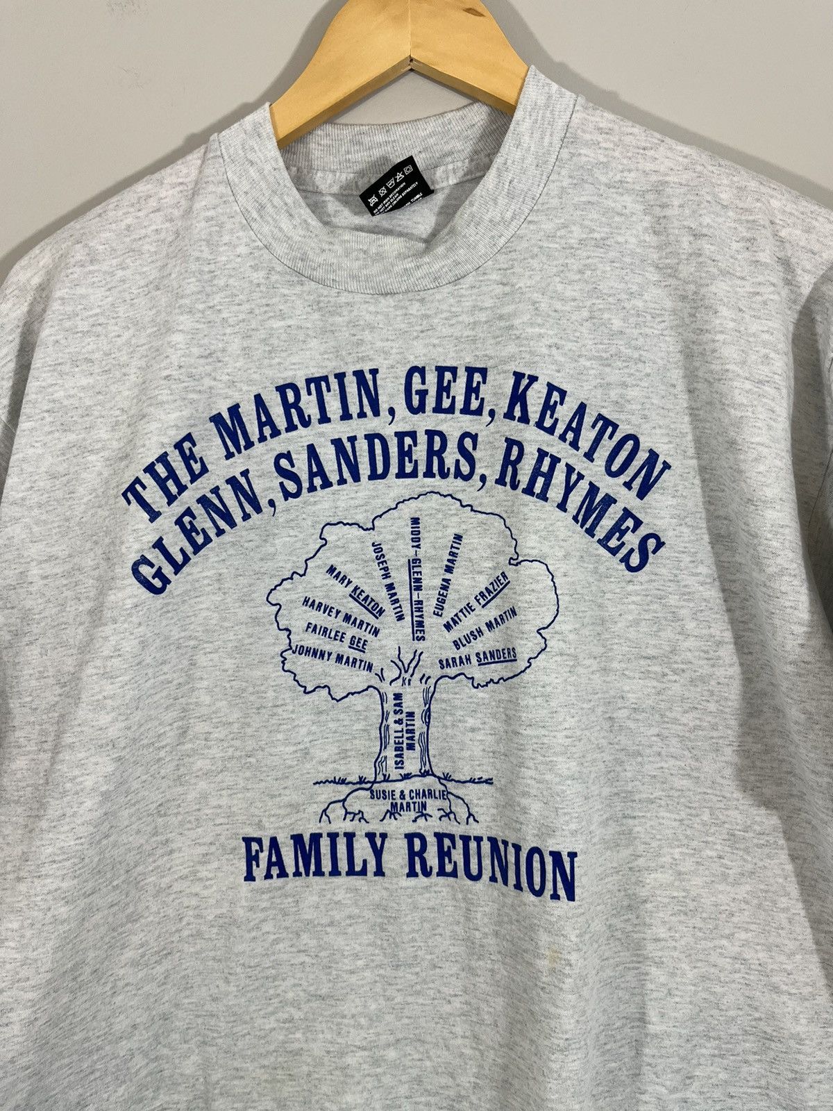 Vintage Single Stitch 1980s Family Reunion Tee Size US XL / EU 56 / 4 - 2 Thumbnail