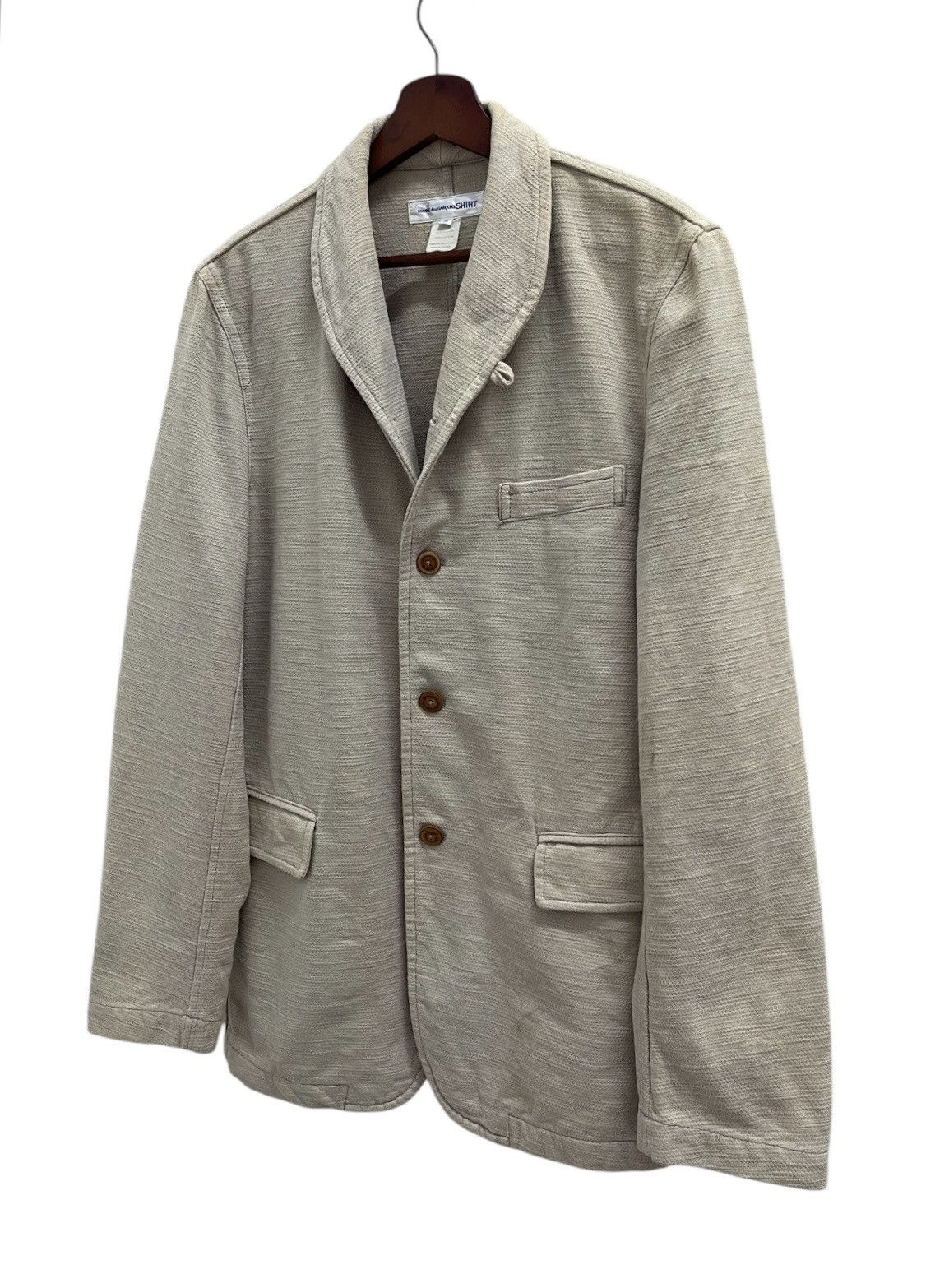 Comme des Garcons Comme Des Garçons Shawl Collar Buttons Jacket Size US S / EU 44-46 / 1 - 6 Thumbnail