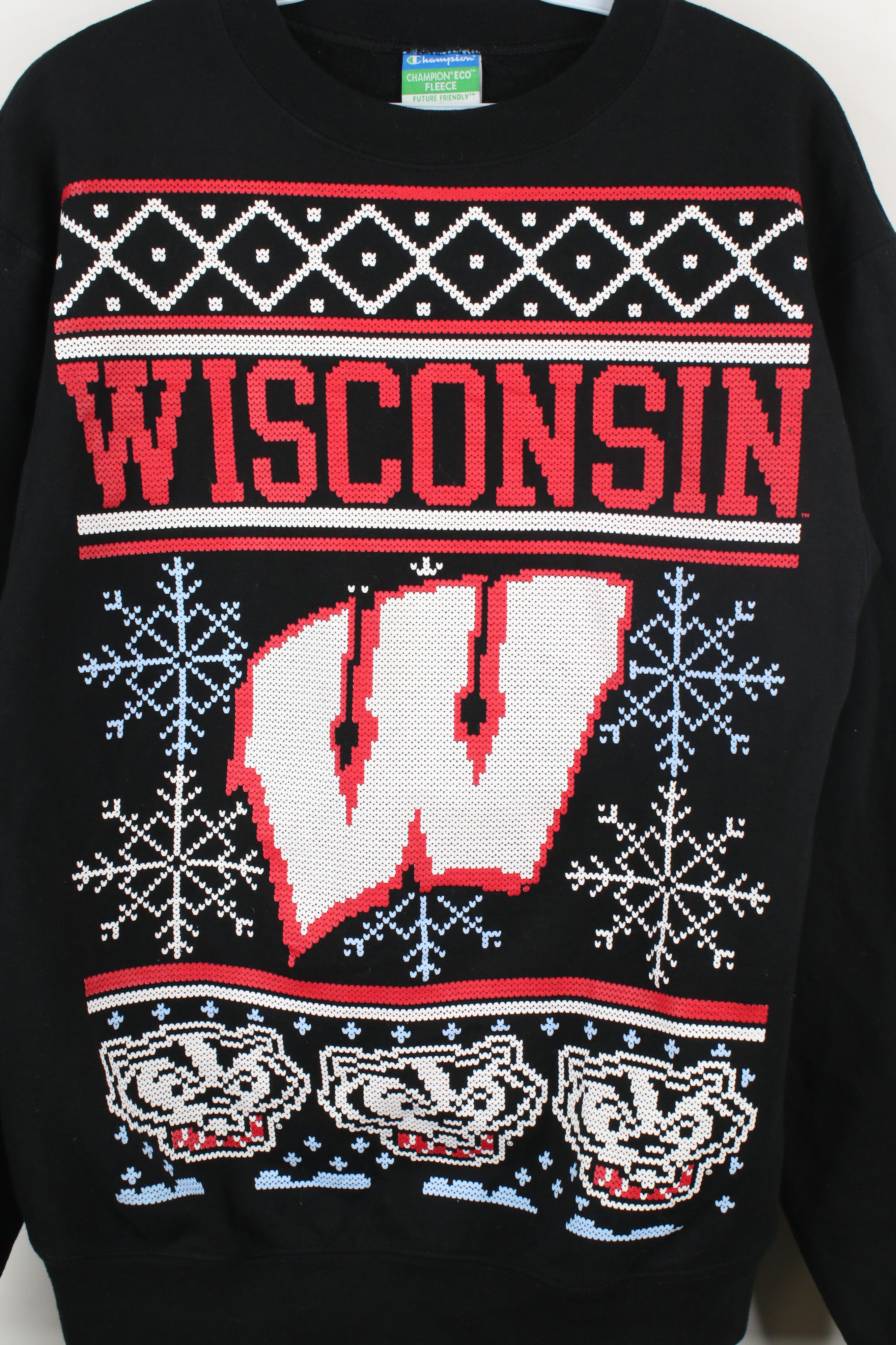 Champion × Vintage Vintage Y2K Champion University of Wisconsin Sweatshirt Size US S / EU 44-46 / 1 - 4 Thumbnail