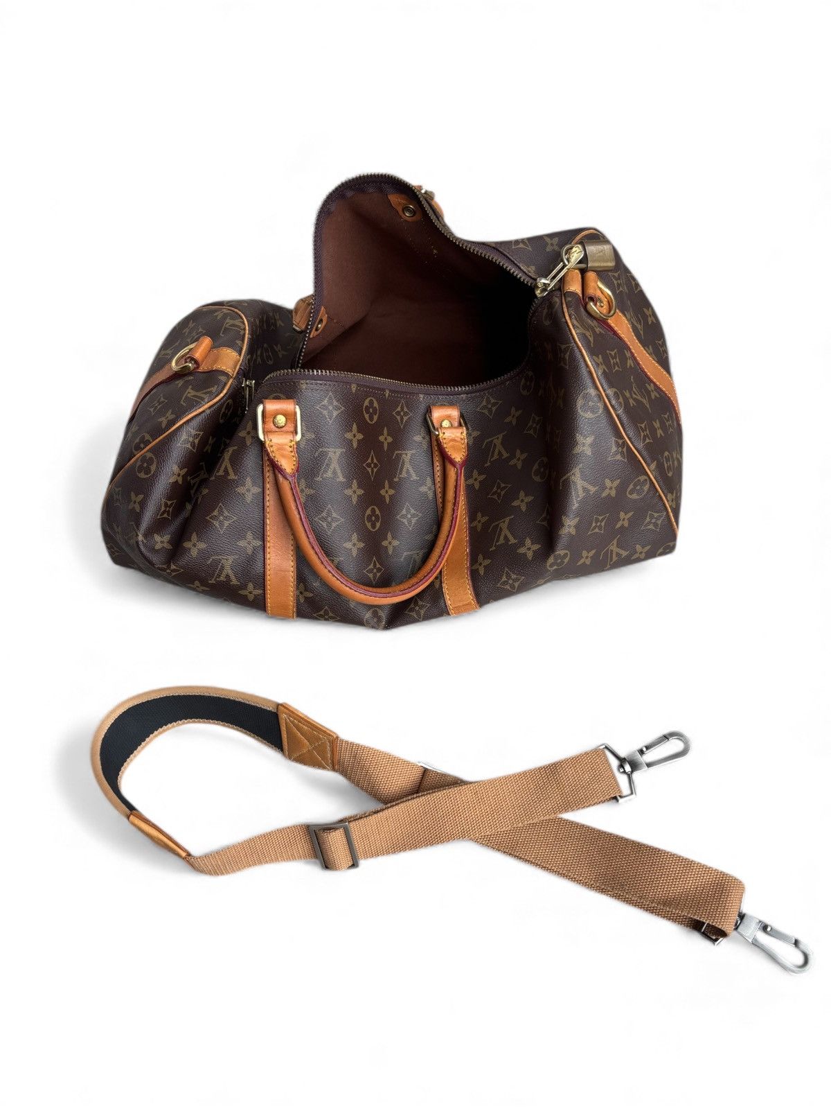 Louis Vuitton Louis Vuitton Keepall 50 Monogram Bag Size ONE SIZE - 7 Thumbnail
