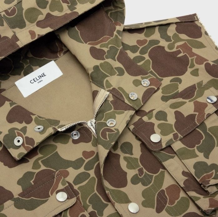 Jacket with Hood in Multicolor