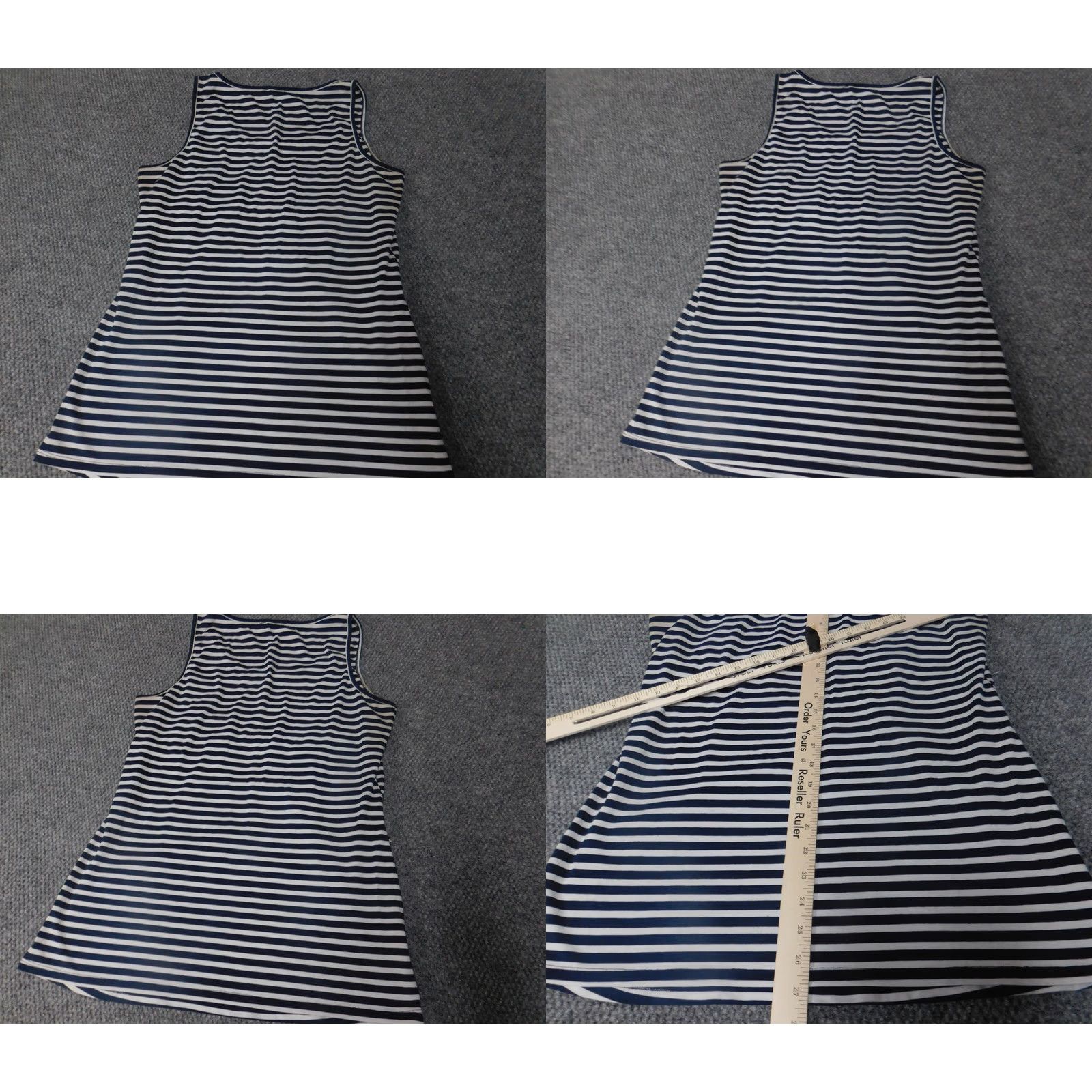 Vintage The Limited Blouse Sleeveless Women L Blue Striped Pullover Casual Shirt Regular Size L Size L / US 10 / IT 46 - 8 Thumbnail