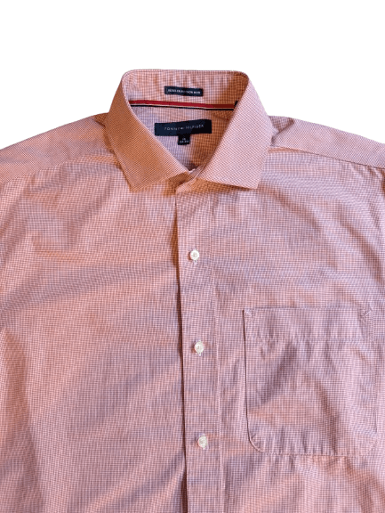 Tommy Hilfiger Tommy Hilfiger micro check shirt size 15 (32-33) Size US L / EU 52-54 / 3 - 3 Thumbnail