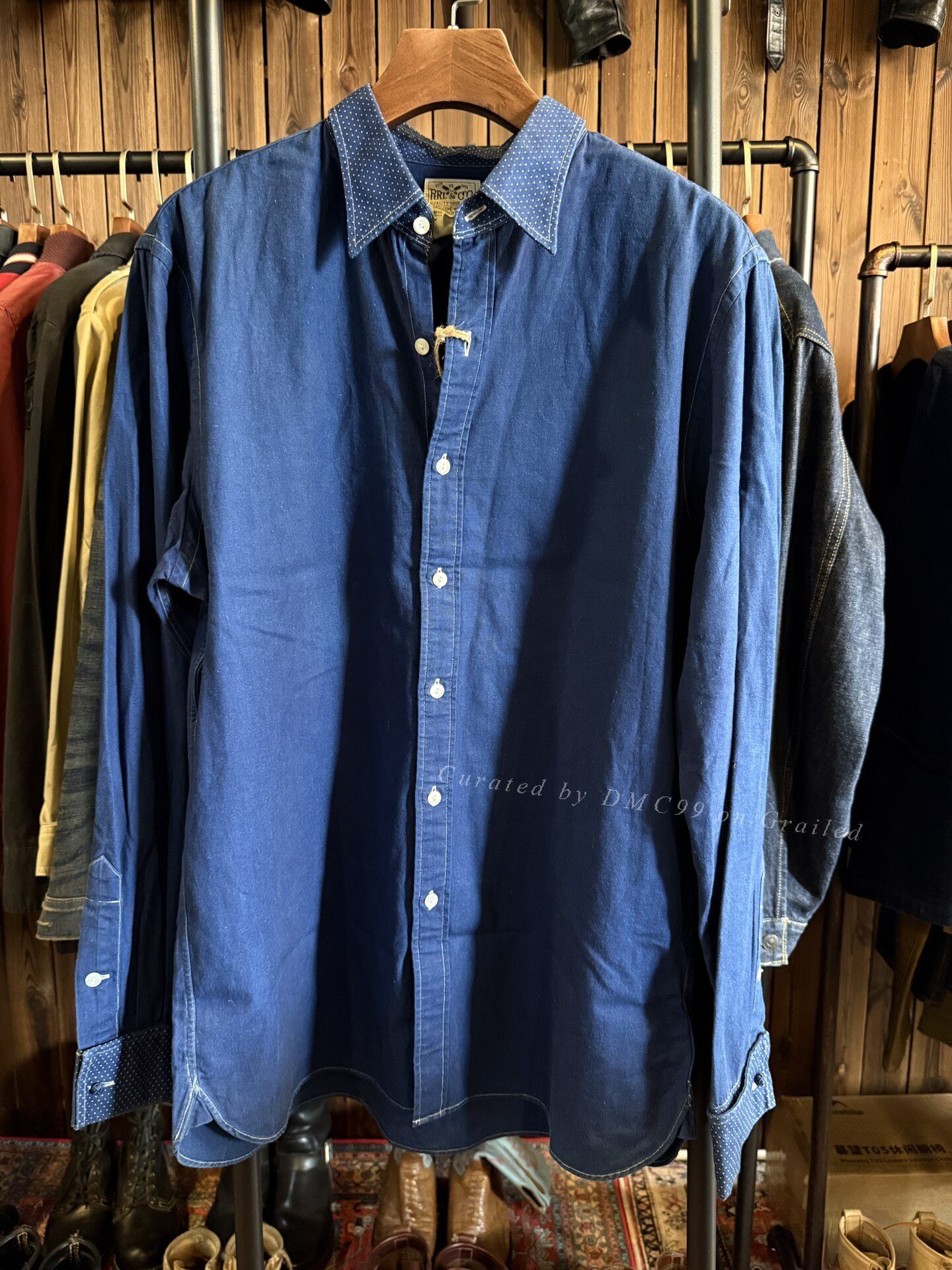 RRL Ralph Lauren RRL Denim Shirt Size US M / EU 48-50 / 2 - 1 Thumbnail