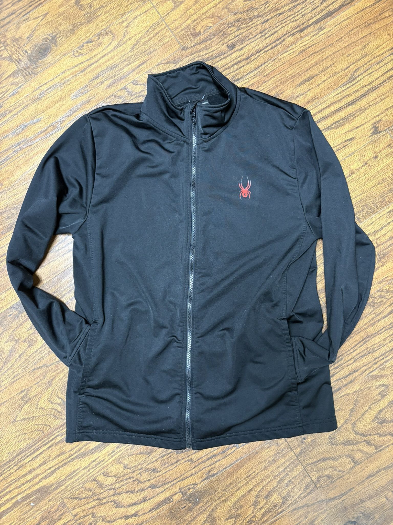 Spyder Spyder Black Boundary Mid Layer Full Zip Jacket Size US L / EU 52-54 / 3 - 1 Thumbnail
