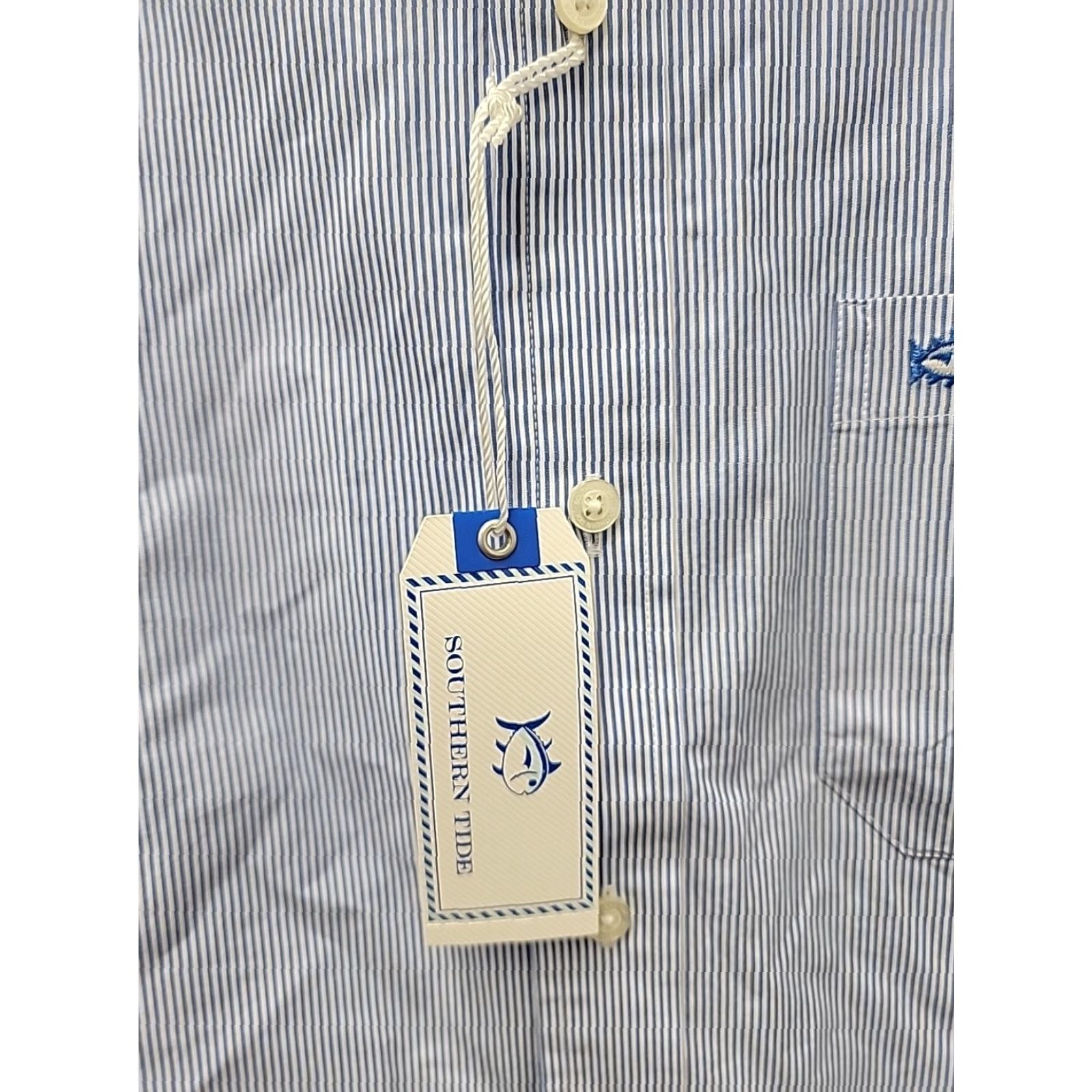 Southern Tide NWT Southern Tide Shirt Mens S Classic Fit Button Up Cotton Preppy Striped Long Sleeve Multicolor Button-Up Casual Mens Size US S / EU 44-46 / 1 - 2 Thumbnail