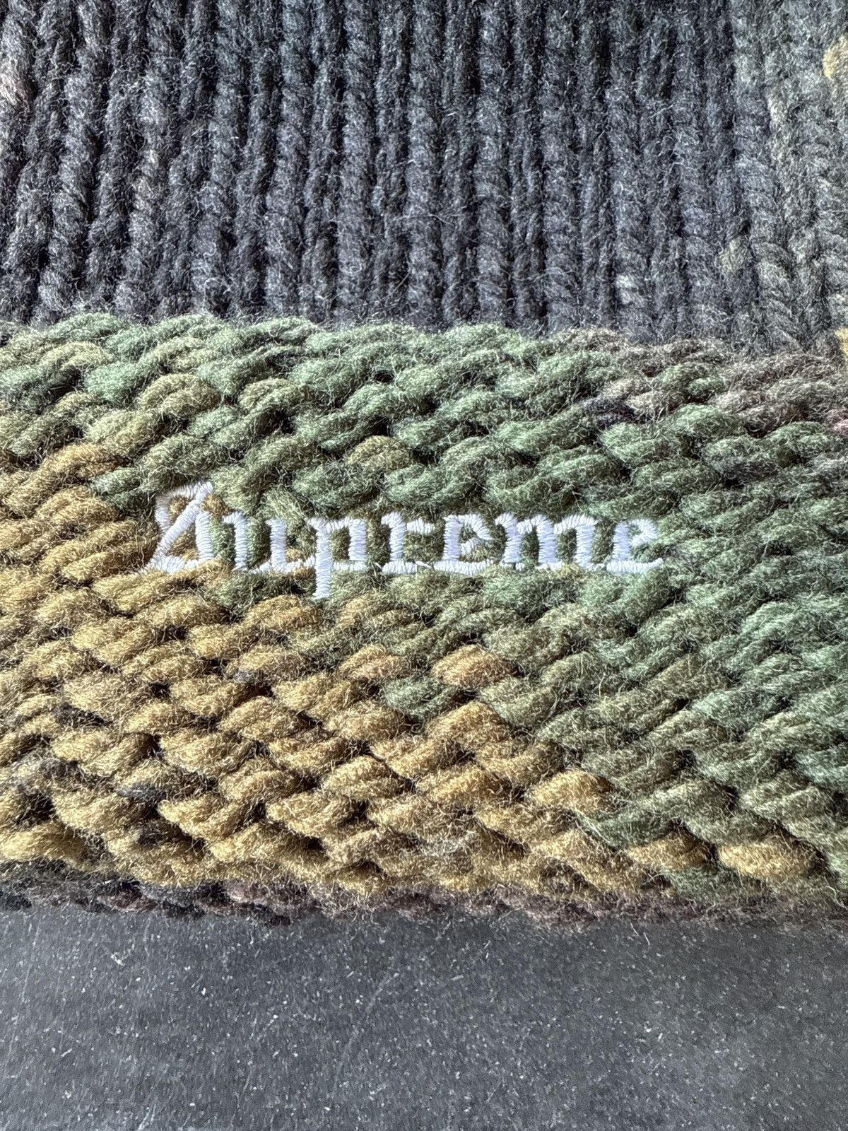 Supreme Space-Dye Camo Beanie Size ONE SIZE - 2 Thumbnail