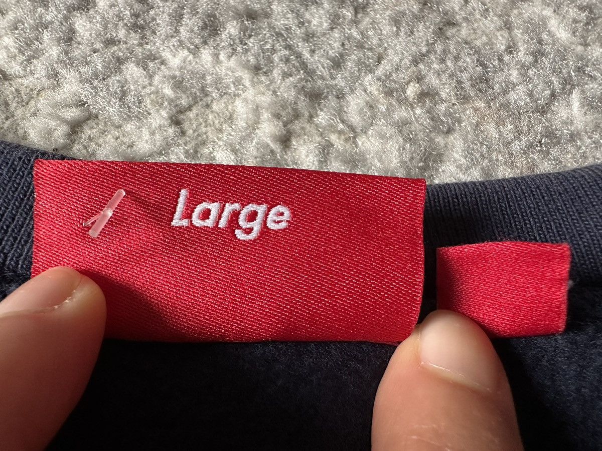 Supreme SUPREME WASHED BOX LOGO CREWNECK SS25 Size US L / EU 52-54 / 3 - 4 Thumbnail