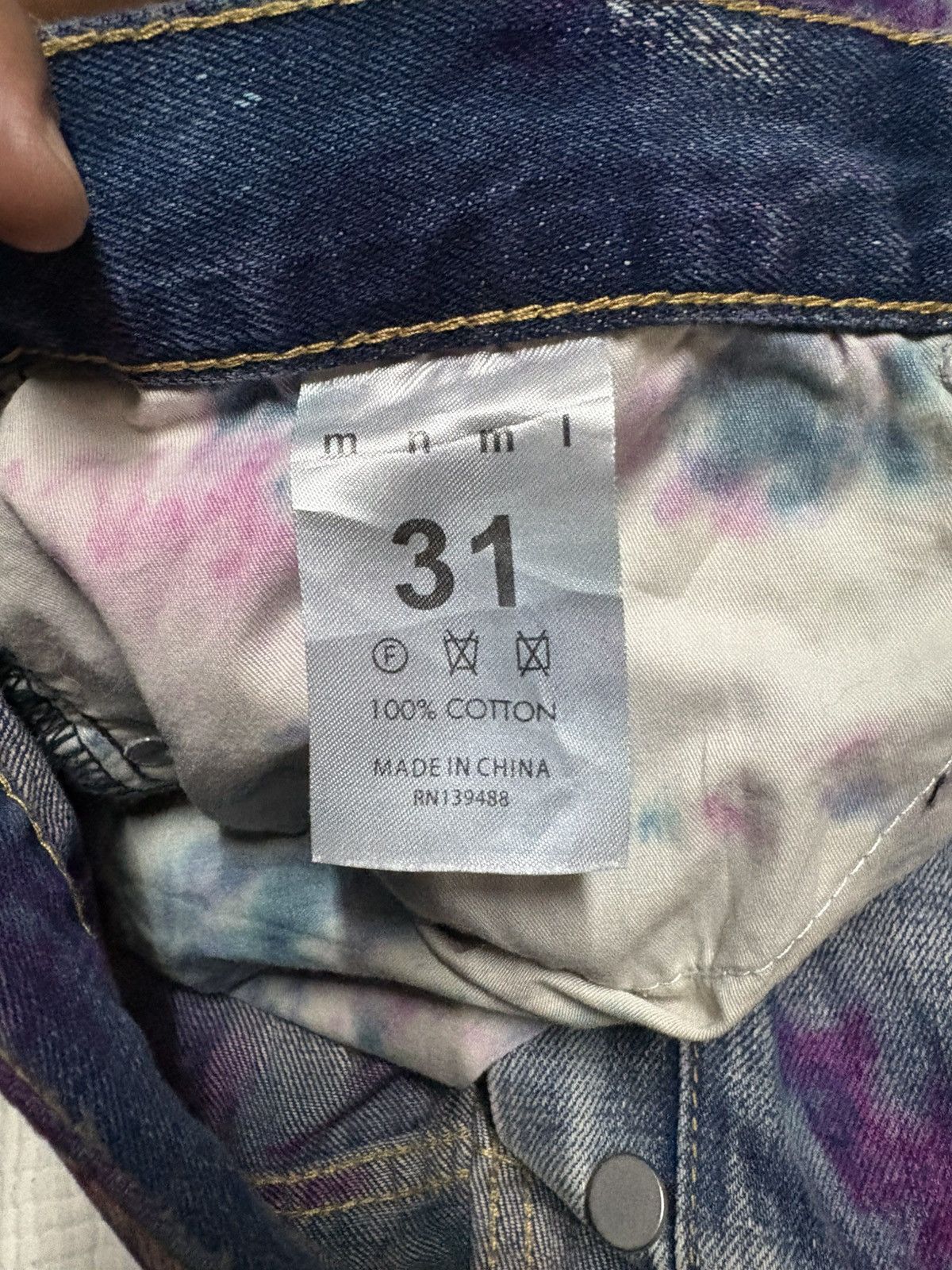 MNML MNML Streetwear Punk Jeans Distressed Denim Size US 31 - 14 Thumbnail