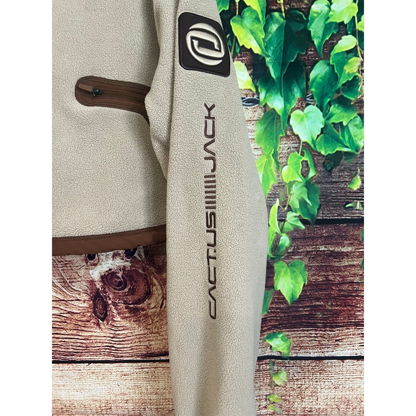 Nike Nike x Cactus Jack Travis Scott Crop 1/4 Zip Fleece Crew L Size L / US 10 / IT 46 - 2 Thumbnail