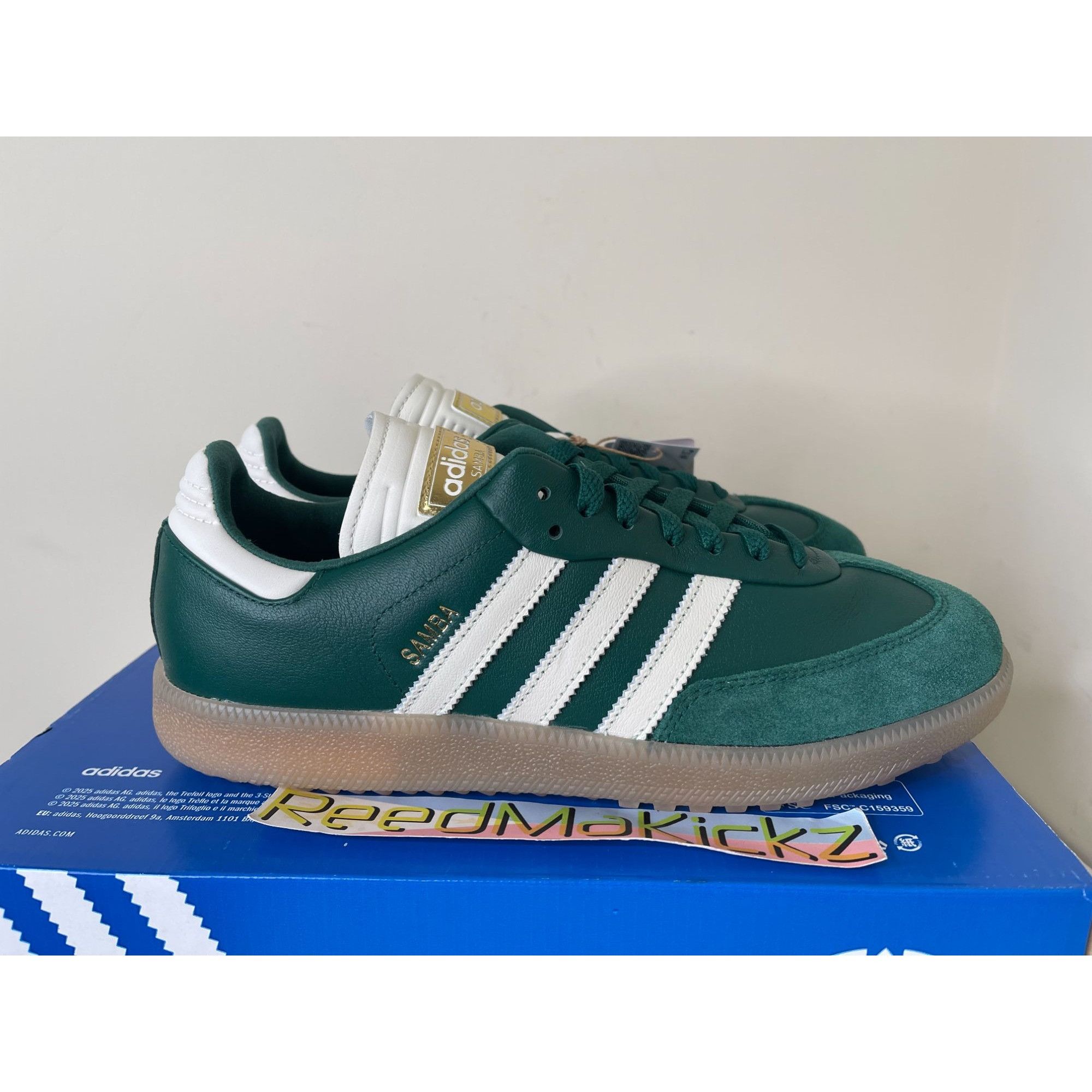 Adidas Adidas Samba Golf Shoes Spikeless Green Gum Mens 9us Size US 9 / EU 42 - 2 Thumbnail