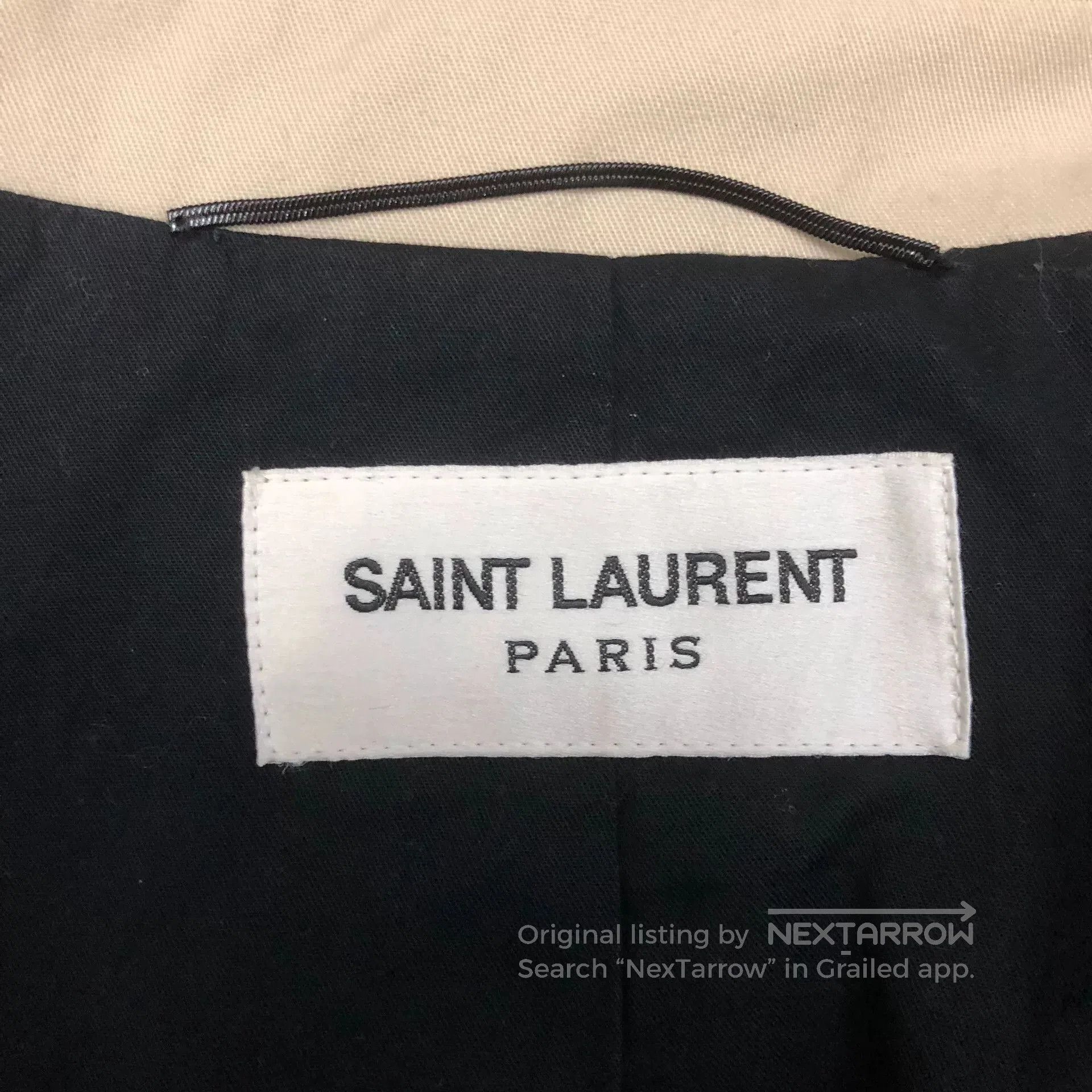 Saint Laurent Paris Saint Laurent 16FW Khaki Trench Coat. Size US S / EU 44-46 / 1 - 4 Thumbnail