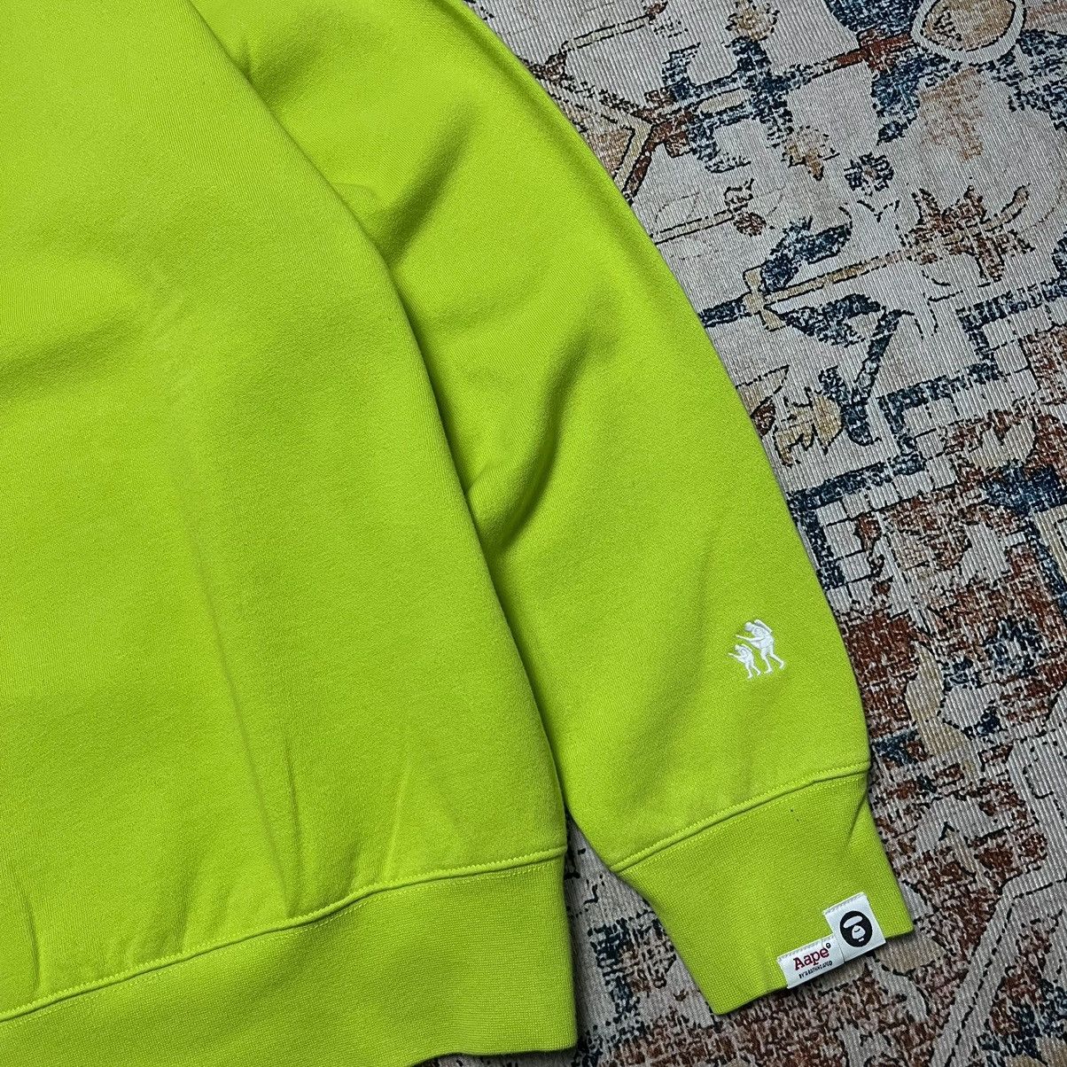 Aape × Bape A Bathing Ape Neon Green Sweatshirts Size US XL / EU 56 / 4 - 6 Thumbnail