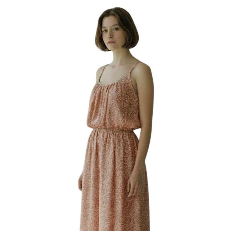 Other Caslon Women’s Textured Midi Sundress, Pink Desert Texture M Size M / US 6-8 / IT 42-44 - 2 Thumbnail