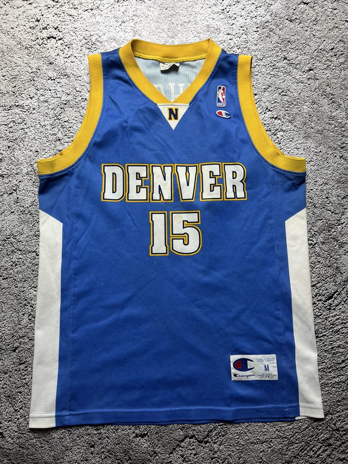 Champion VTG 90’s Denver Nuggets NBA Carmelo Anthony champion jersey Size US M / EU 48-50 / 2 - 1 Thumbnail