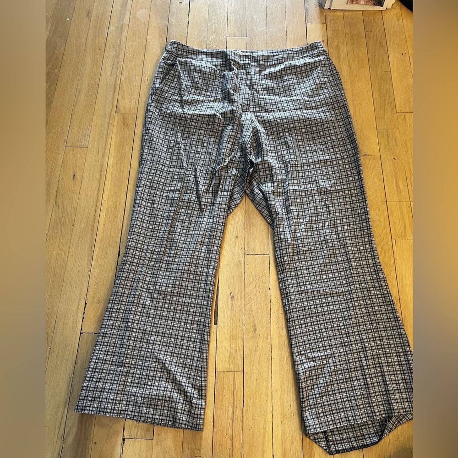 Other Argent checkered grey trouser size 12, 17” waist, loose hem Size XL / US 12-14 / IT 48-50 - 1 Thumbnail