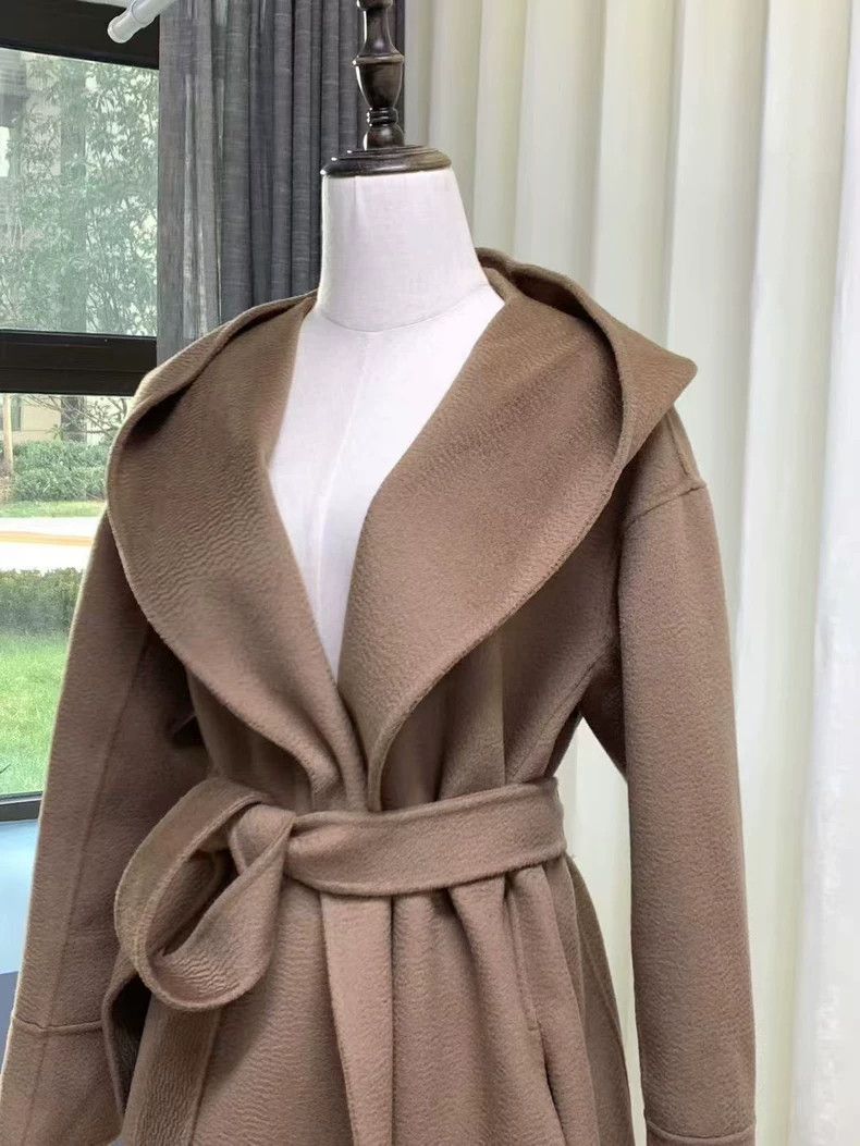 Max Mara Max Mara Hooded bathrobe coat coat Size L / US 10 / IT 46 - 3 Thumbnail
