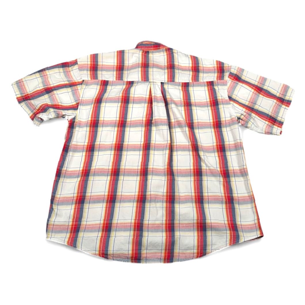 Wrangler VINTAGE Wrangler Shirt Adult LARGE White Red Madras Plaid Painted Desert Y2K Size US L / EU 52-54 / 3 - 3 Thumbnail