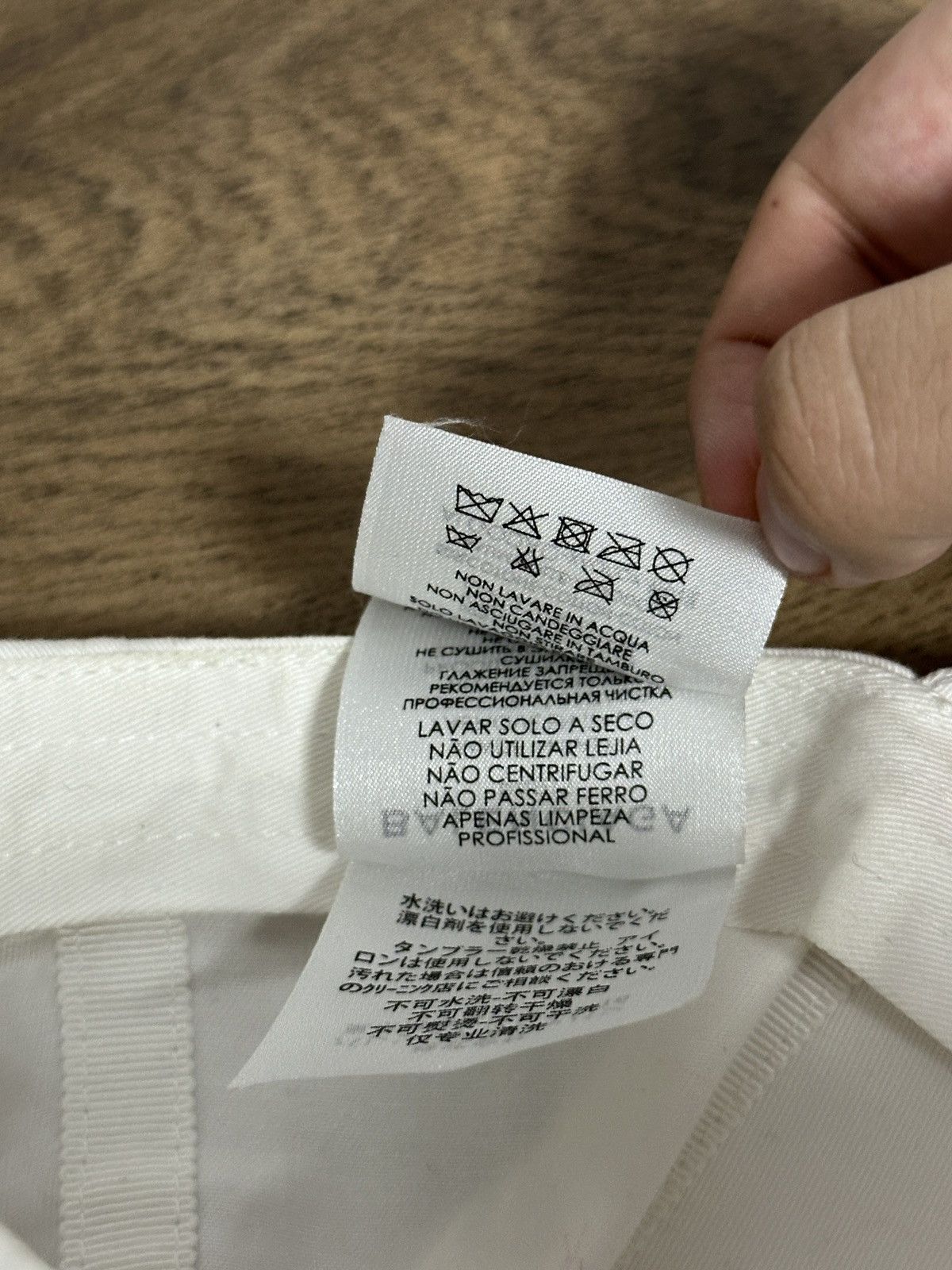 Balenciaga Balenciaga Embroidered Logo White Baseball Cap Hat Size L Size ONE SIZE - 13 Thumbnail