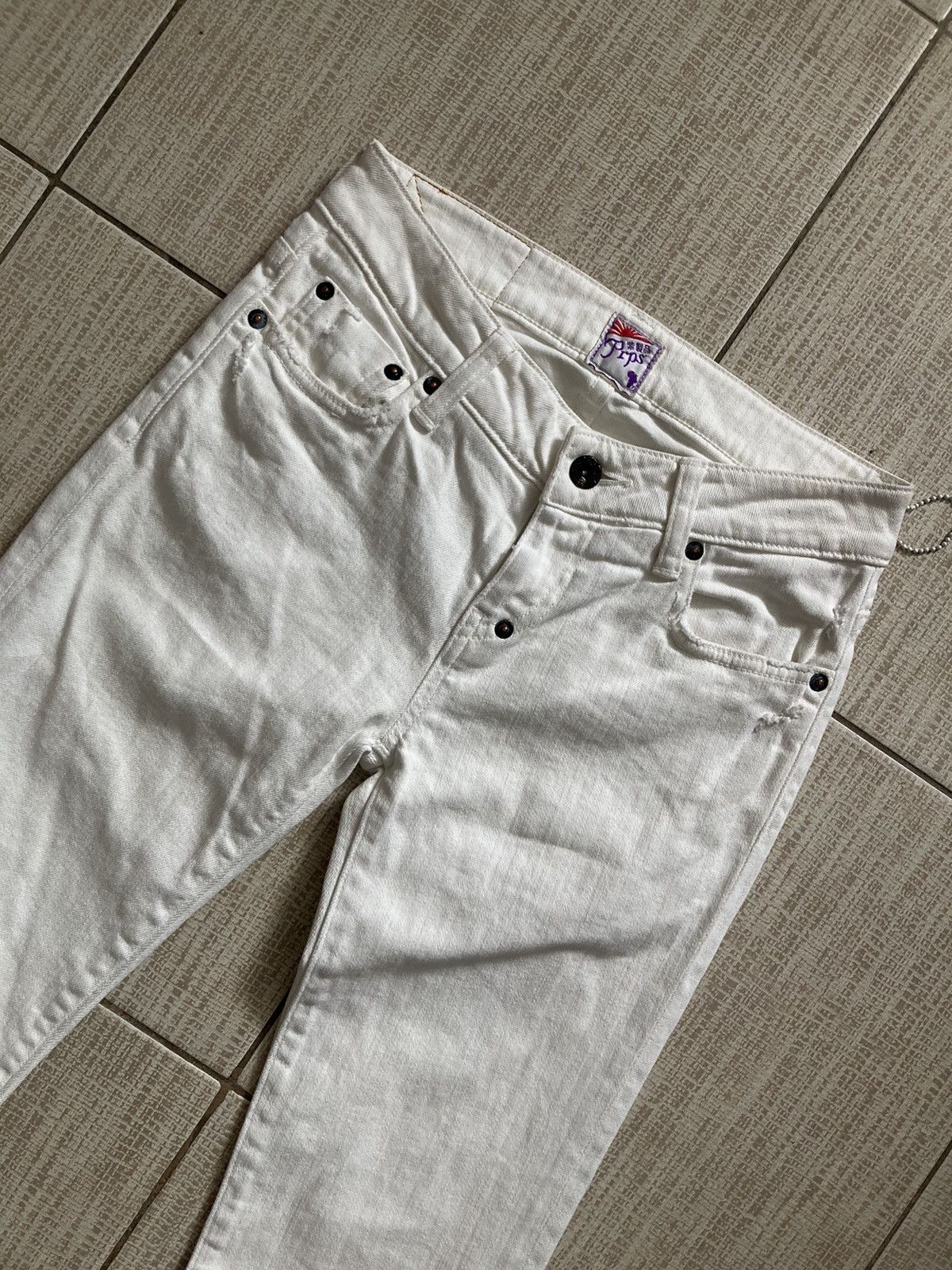 Prps JAPANESE WHITE SKINNIES Size US 26 / EU 42 - 2 Thumbnail