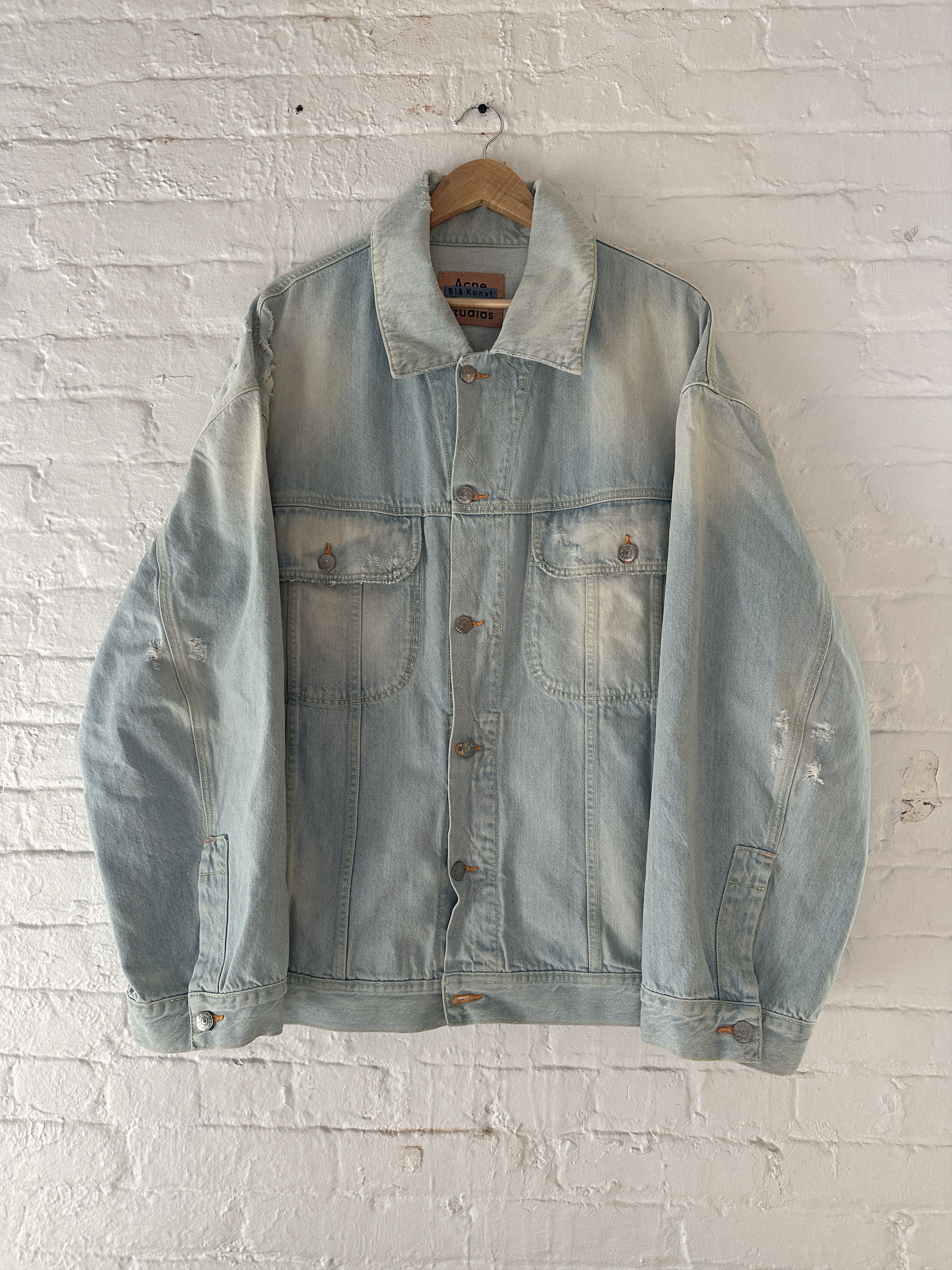 ジャケット・アウター acne studios 16SS WHO IND FRAY 46 ACNE STUDIOS （アクネストゥディオズ） 16SS WHO IND FRAY 加工ノー