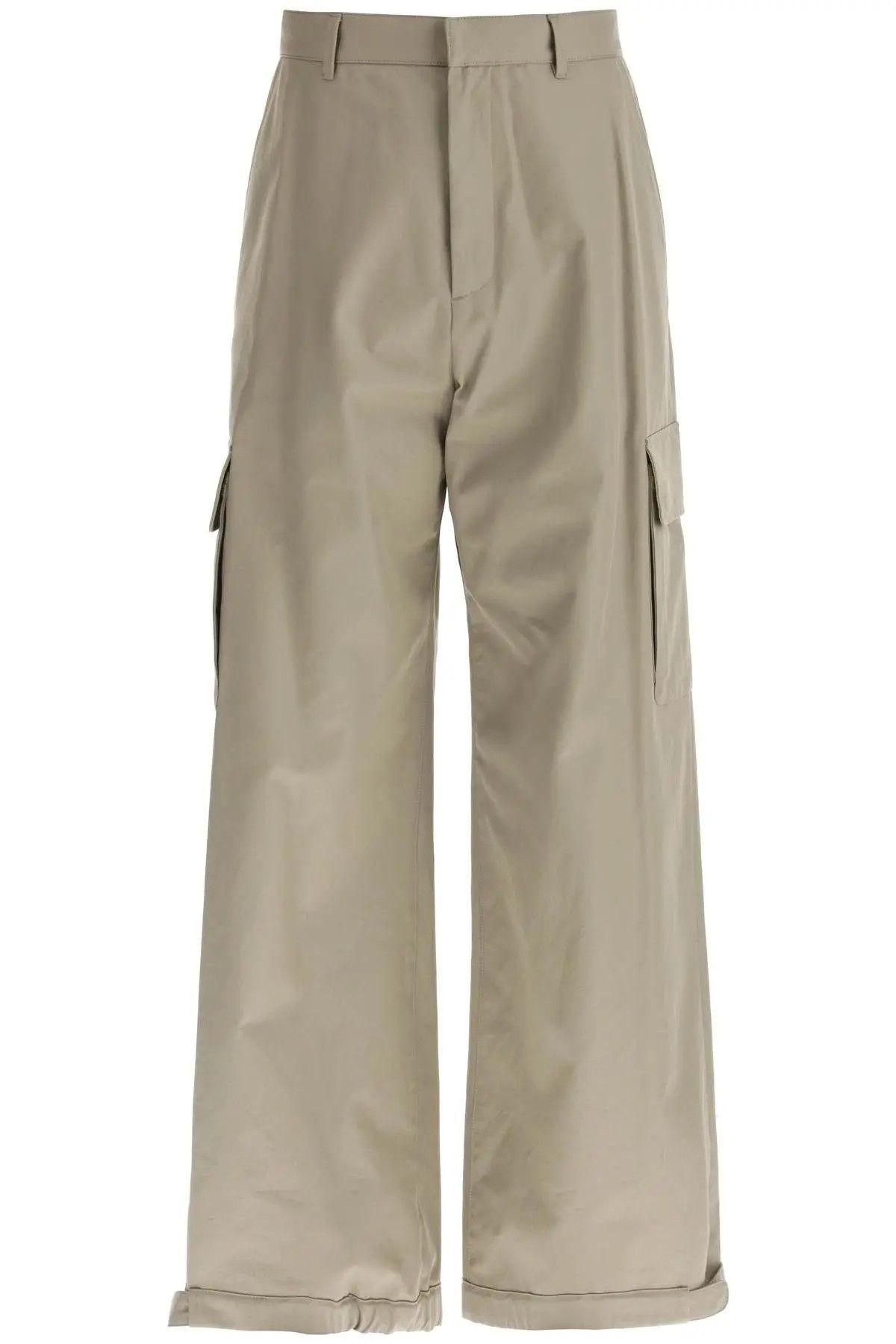 o1s22i1n0324 Wide-legged Cargo Pant in Beige