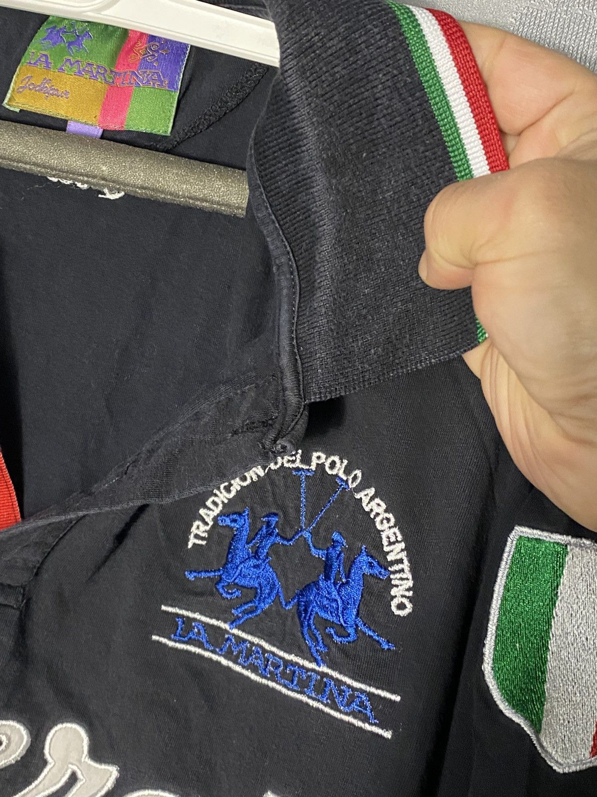 La Martina × Maserati × Rugby Ralph Lauren Vintage La Martina Maserati Polos Logo Size L-XL Size US XXL / EU 58 / 5 - 6 Thumbnail