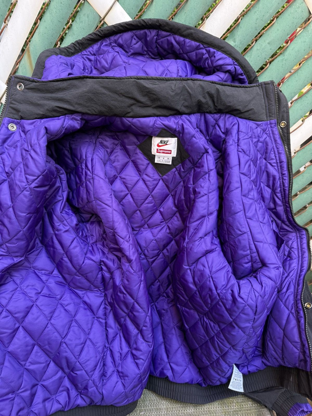 Nike × Supreme Supreme Nike Hooded Sport Jacket Purple Size US M / EU 48-50 / 2 - 9 Thumbnail