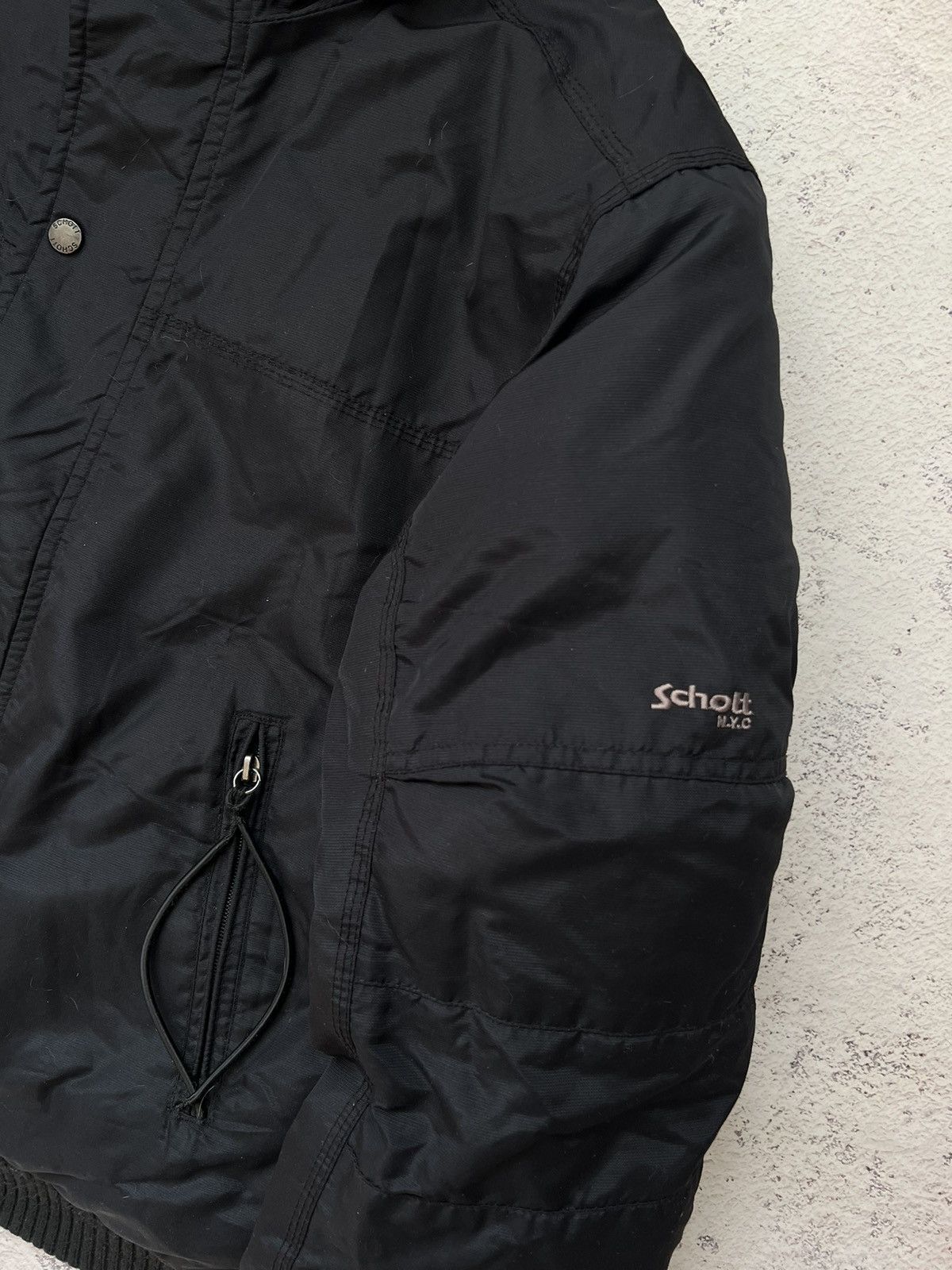 Schott × Vintage SCHOTT Vintage Avantgarde Bomber Jacket Size US M / EU 48-50 / 2 - 7 Thumbnail
