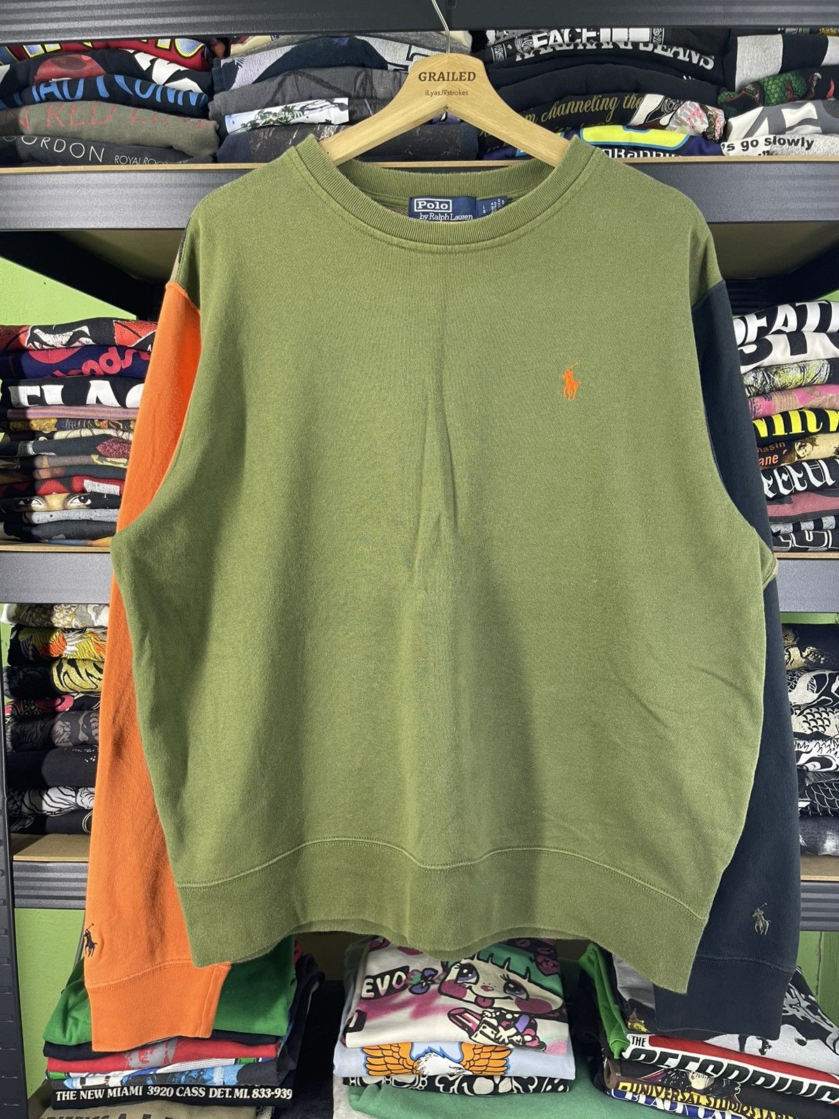 Polo Ralph Lauren Polo RL x Beams Color Block Limited Edition Sweatshirt Size US L / EU 52-54 / 3 - 5 Thumbnail