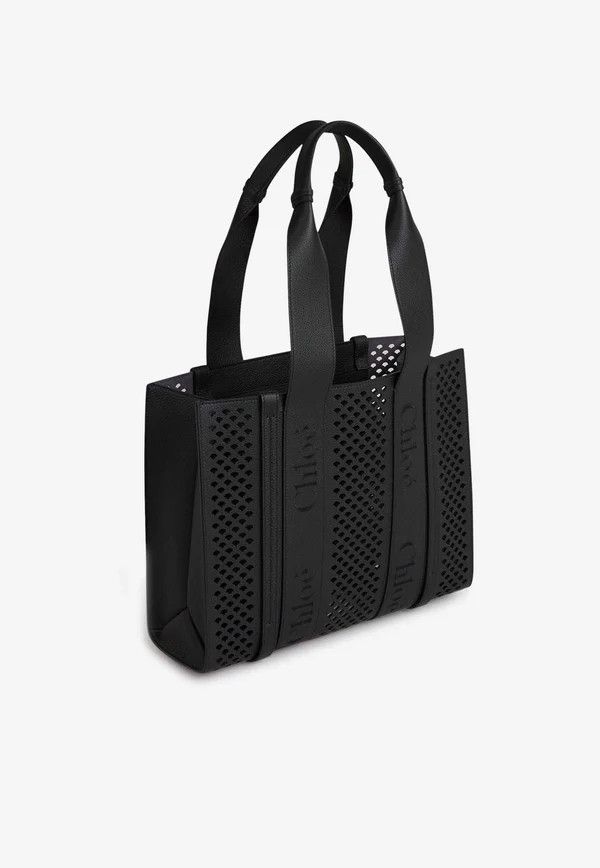 Chloe o1loc1c0625 Size: OS / Woody Tote Bag in Black Size ONE SIZE - 2 Thumbnail