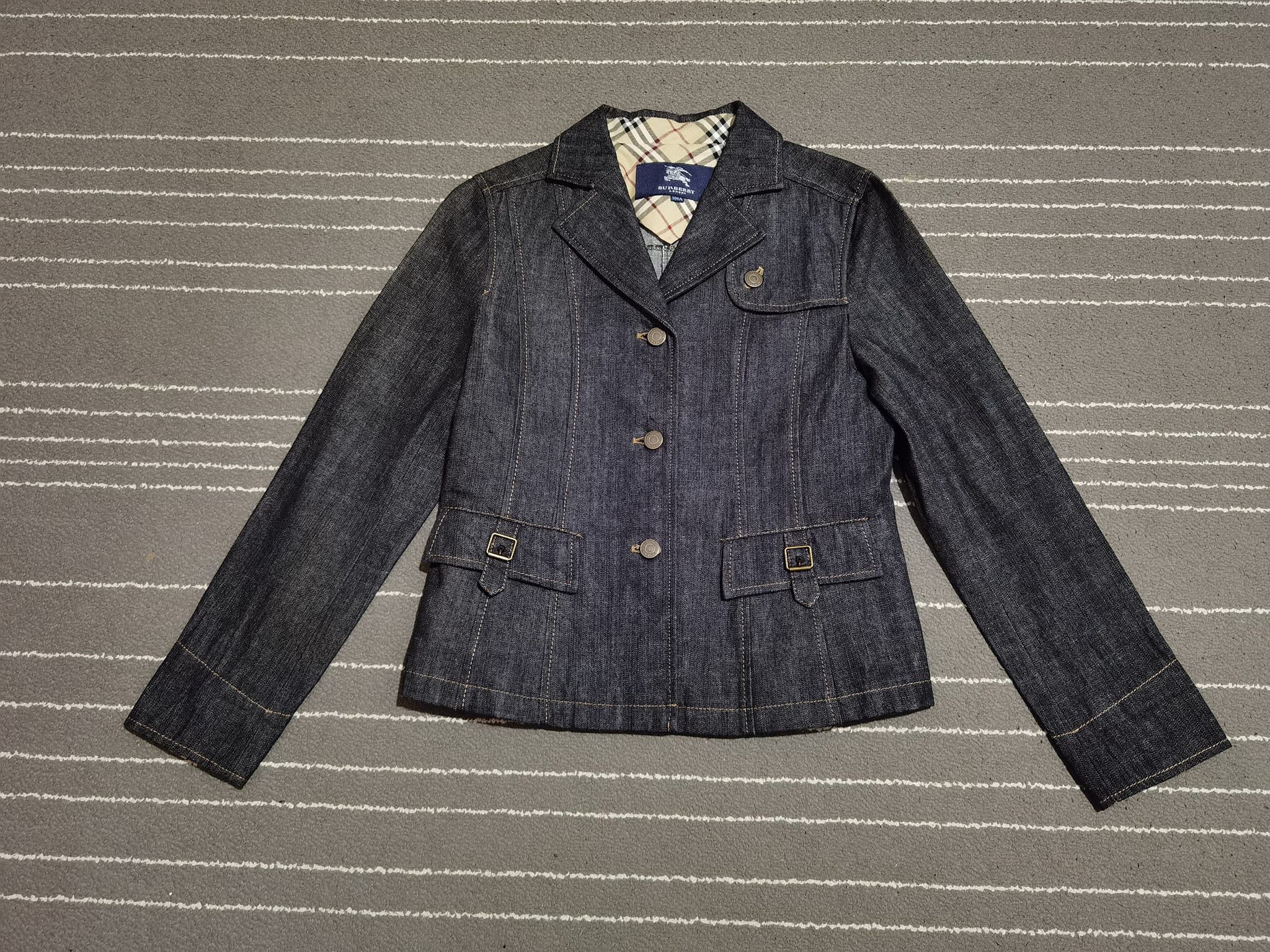 Burberry × Designer BURBERRY LONDON woman denim jacket XXS 2147 Size XXS / US 00 / IT 34 - 3 Thumbnail