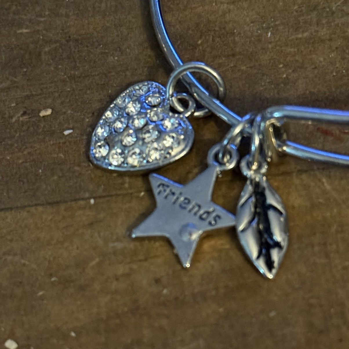 Other Silver tone Good Friends expandable charm bangle bracelet Size ONE SIZE - 3 Thumbnail