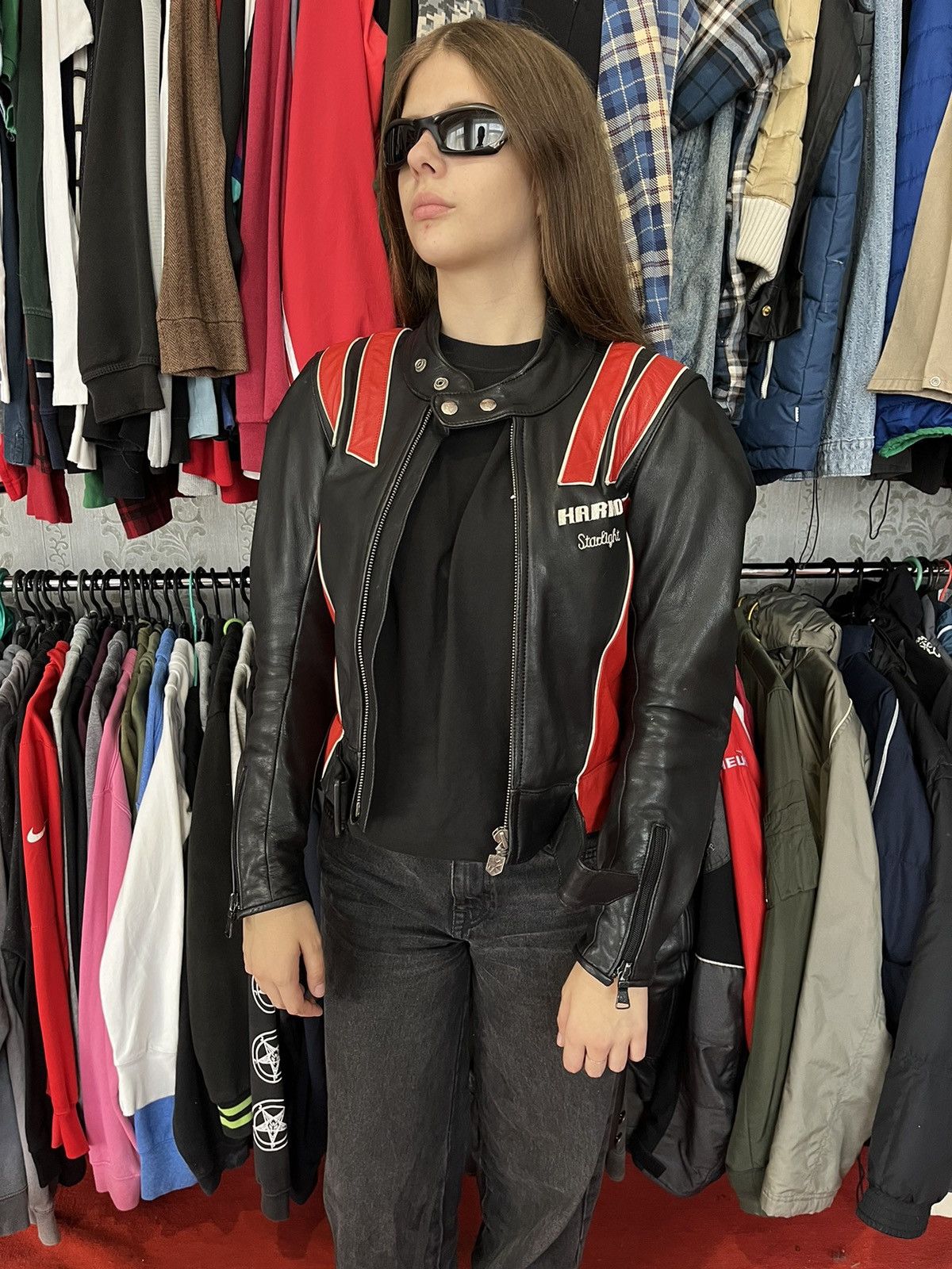 Vintage Vintage Sport Selection By Polo Leather Motorcycle Jacket Size S / US 4 / IT 40 - 1 Thumbnail