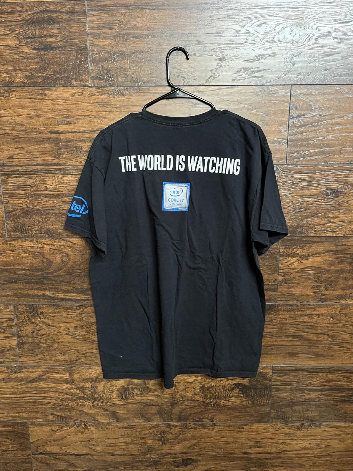 Fruit Of The Loom Intel Promo T-shirt Stream -The World is Watching Core i7 XL Size US XL / EU 56 / 4 - 1 Thumbnail