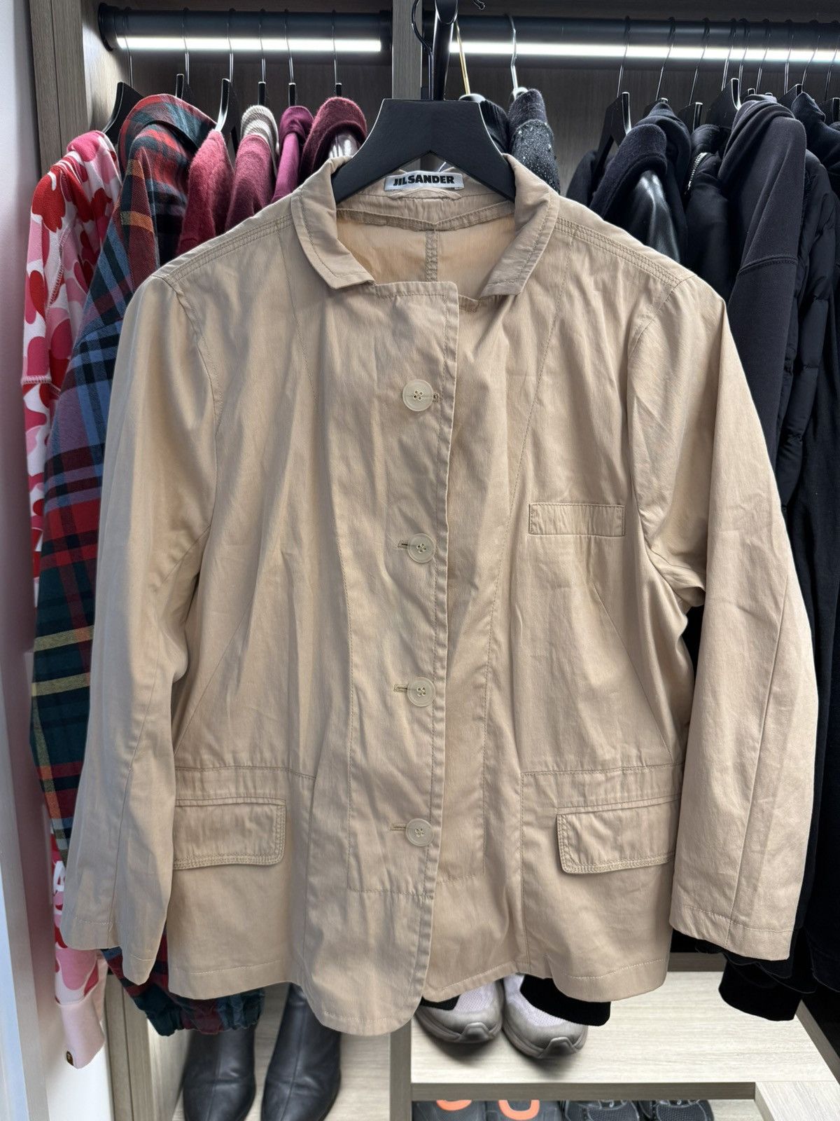 Jil Sander Jil Sander Lightweight Jacket Size S / US 4 / IT 40 - 1 Thumbnail