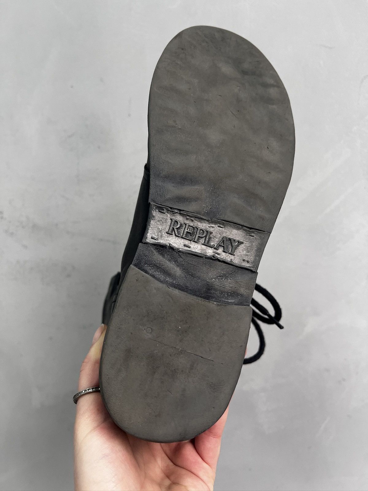 Replay Replay combat black boots avant garde guidi style y2k Size US 8 / EU 41 - 11 Thumbnail