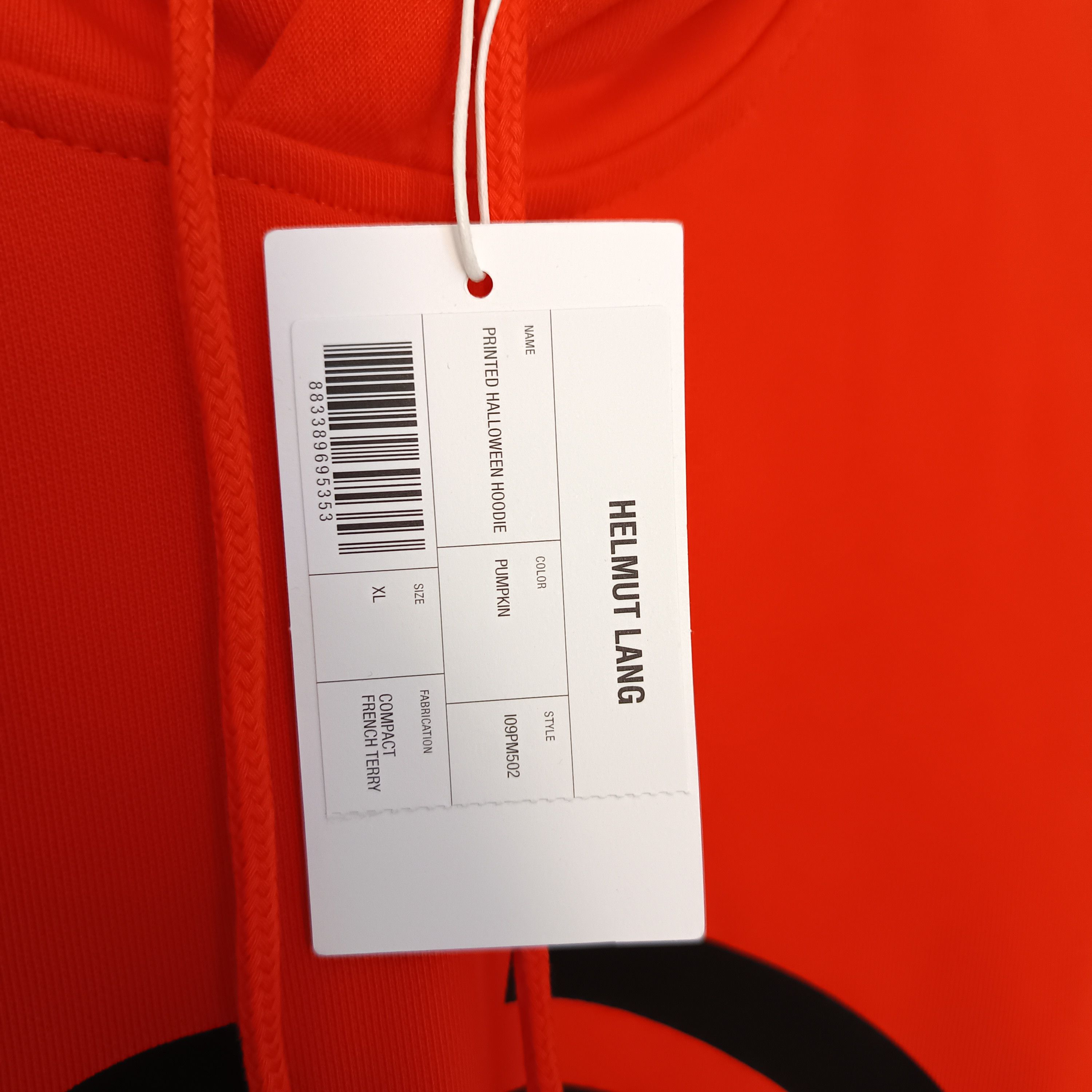 Helmut Lang HELMUT LANG HALLOWEEN HOODIE Size US XL / EU 56 / 4 - 6 Thumbnail