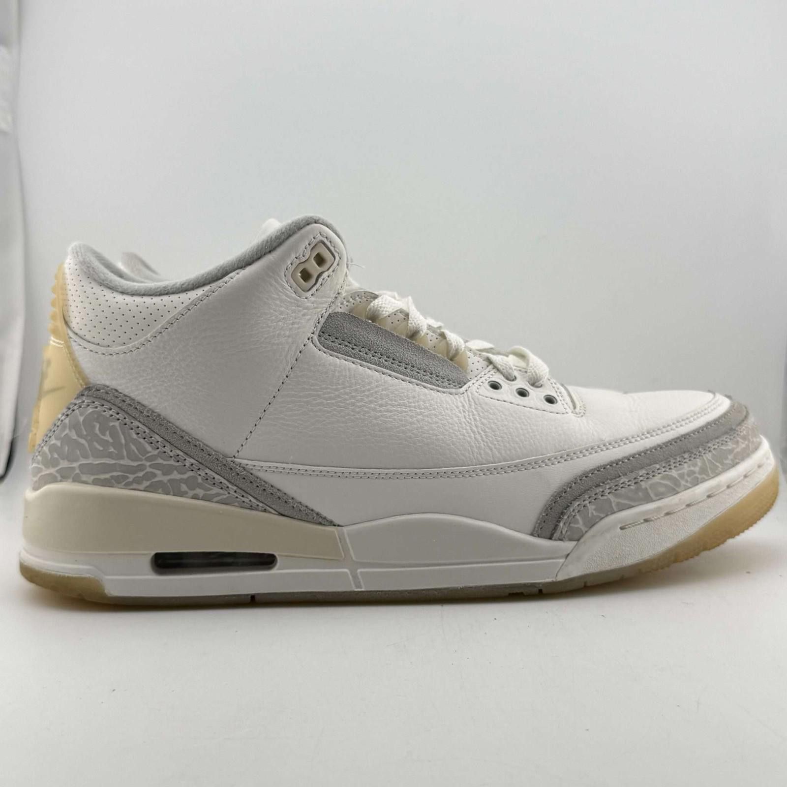 Nike Jordan 3 Retro Craft Ivory US 11.5 Used with Box FJ9479-100 Size US 11.5 / EU 44-45 - 4 Thumbnail