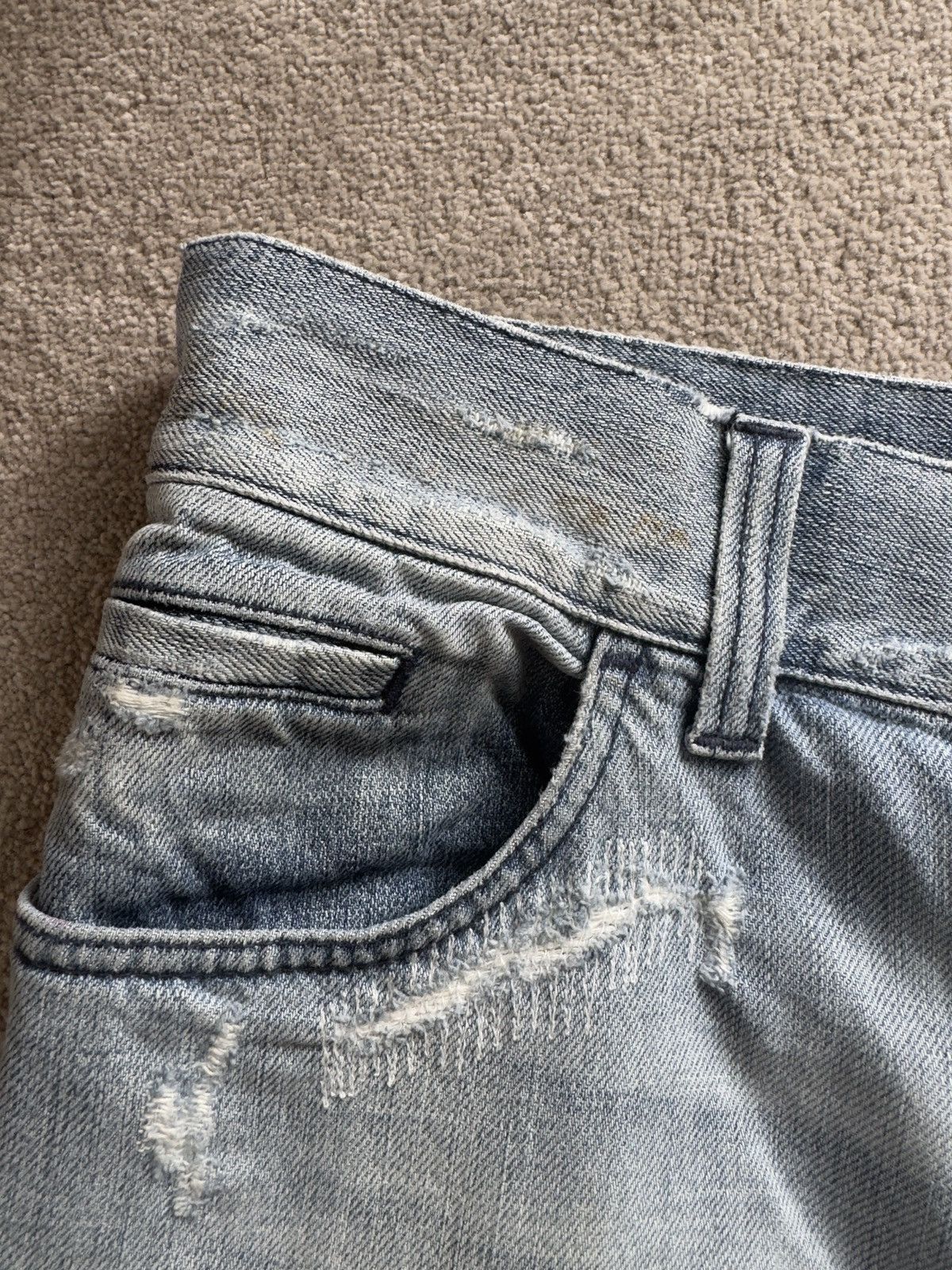 Dolce & Gabbana Dolce & Gabbana Ripped Jeans US30 Size US 30 / EU 46 - 4 Thumbnail